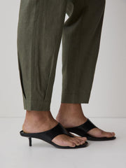 Linen Mid-Rise Tapered-Leg Jogger Pant rw&co Special Promo Price
