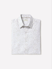 Regular-Fit Dress Shirt with Abstract Floral Pattern rw&co Limited Time Discount