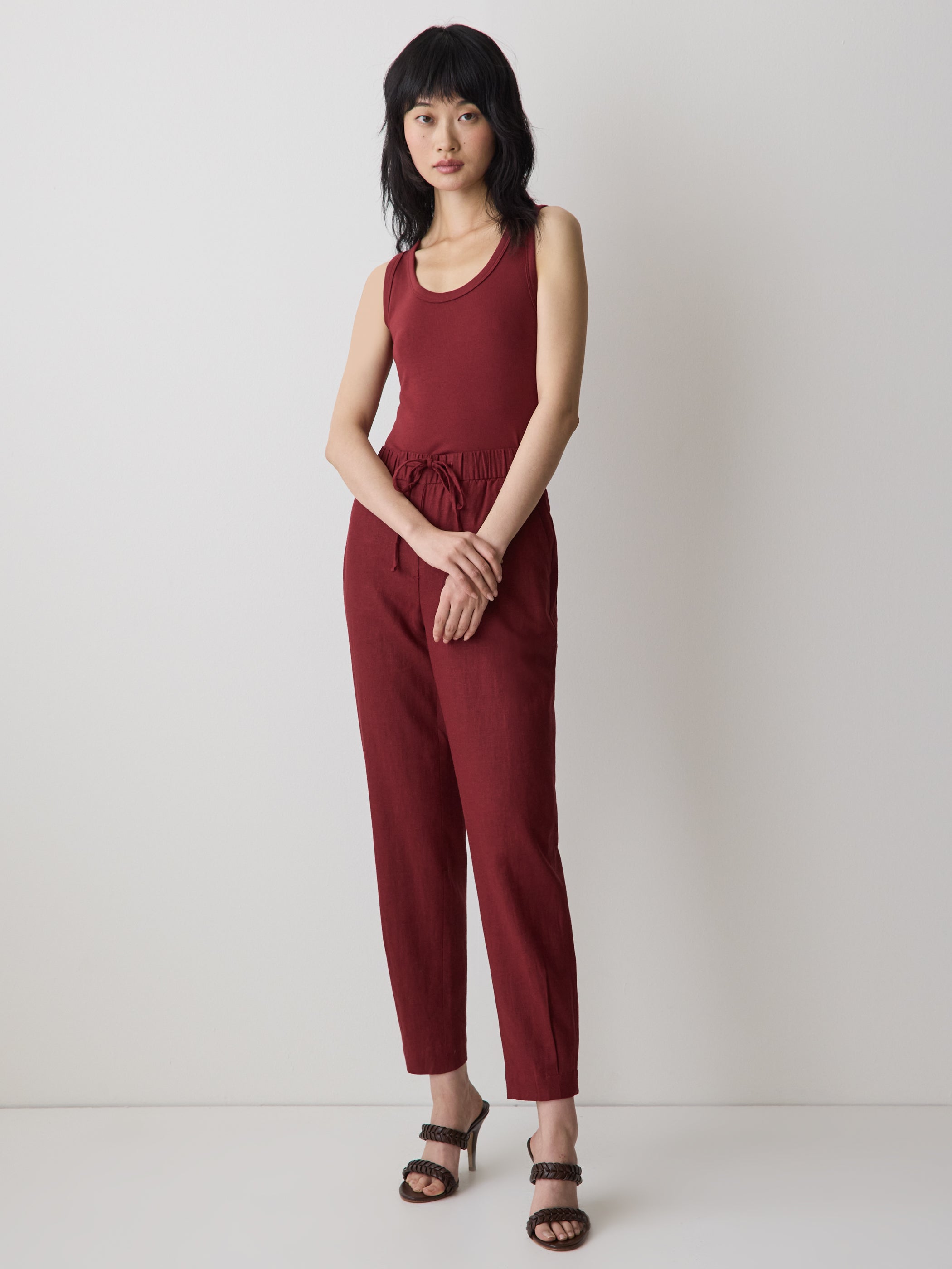 Scoop-Neck Cami with Wide Straps rw&co Exclusive Sale Price