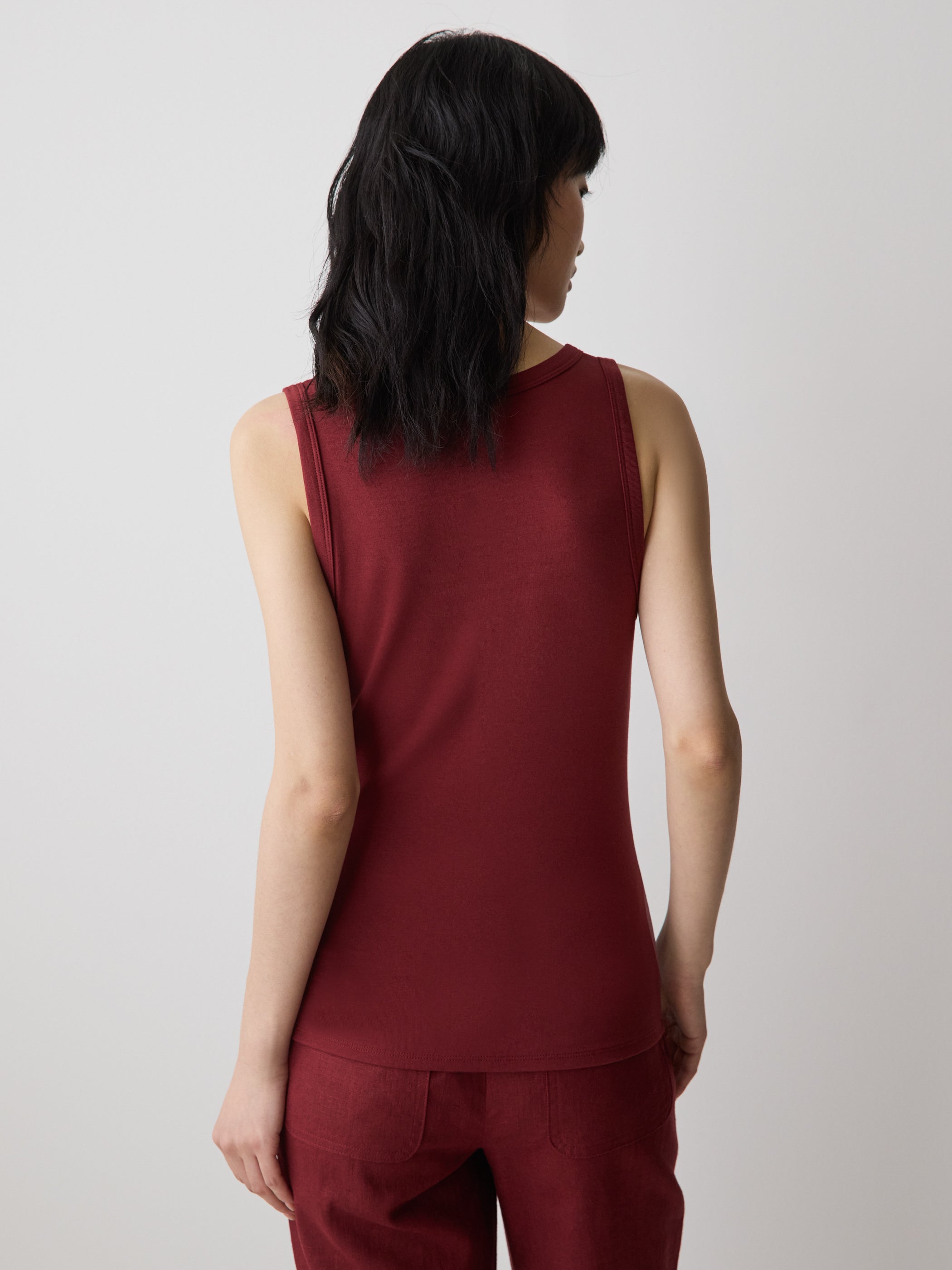 Scoop-Neck Cami with Wide Straps rw&co Exclusive Sale Price