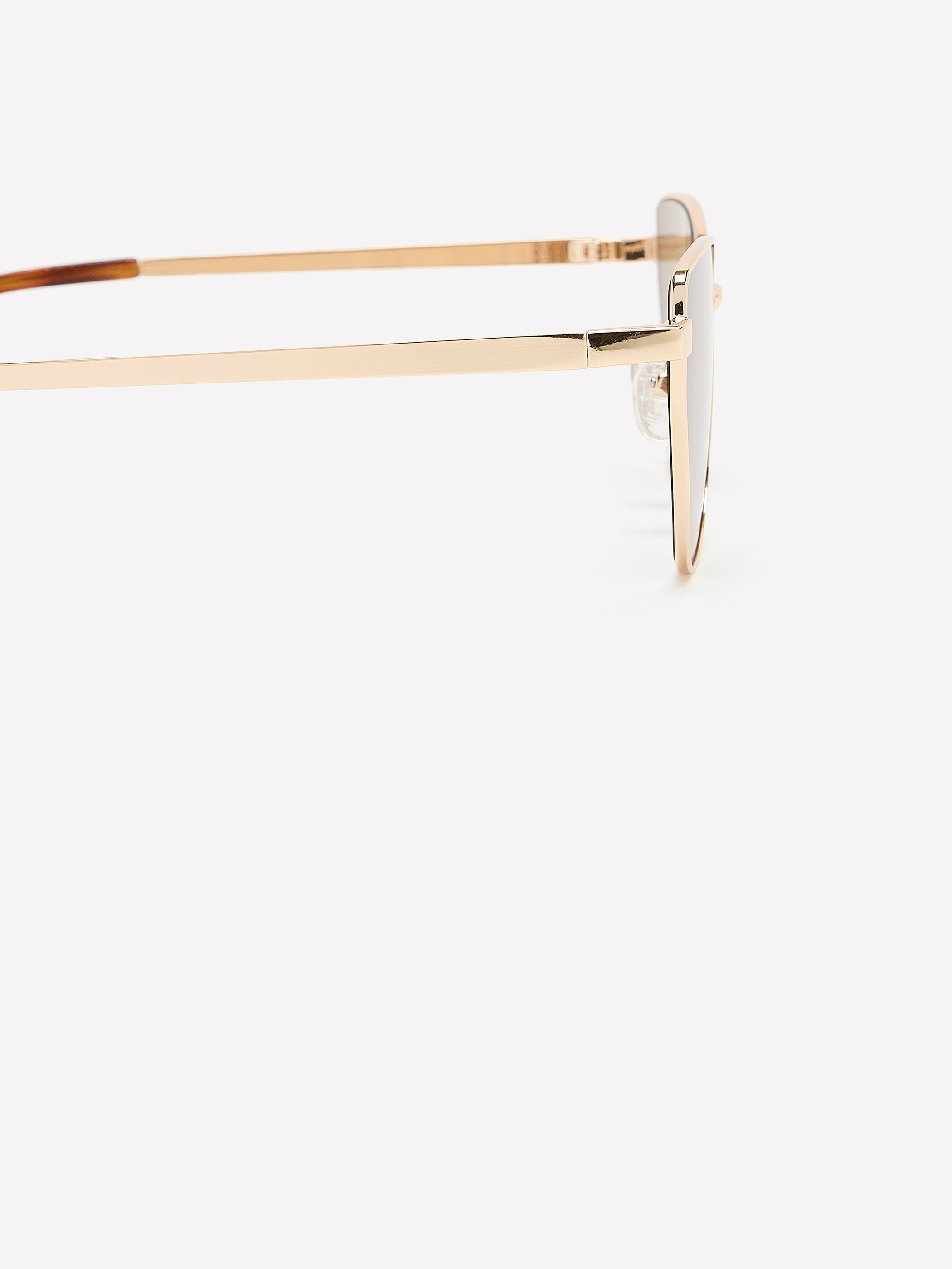 Cat Eye Metal Sunglasses rw&co On Sale