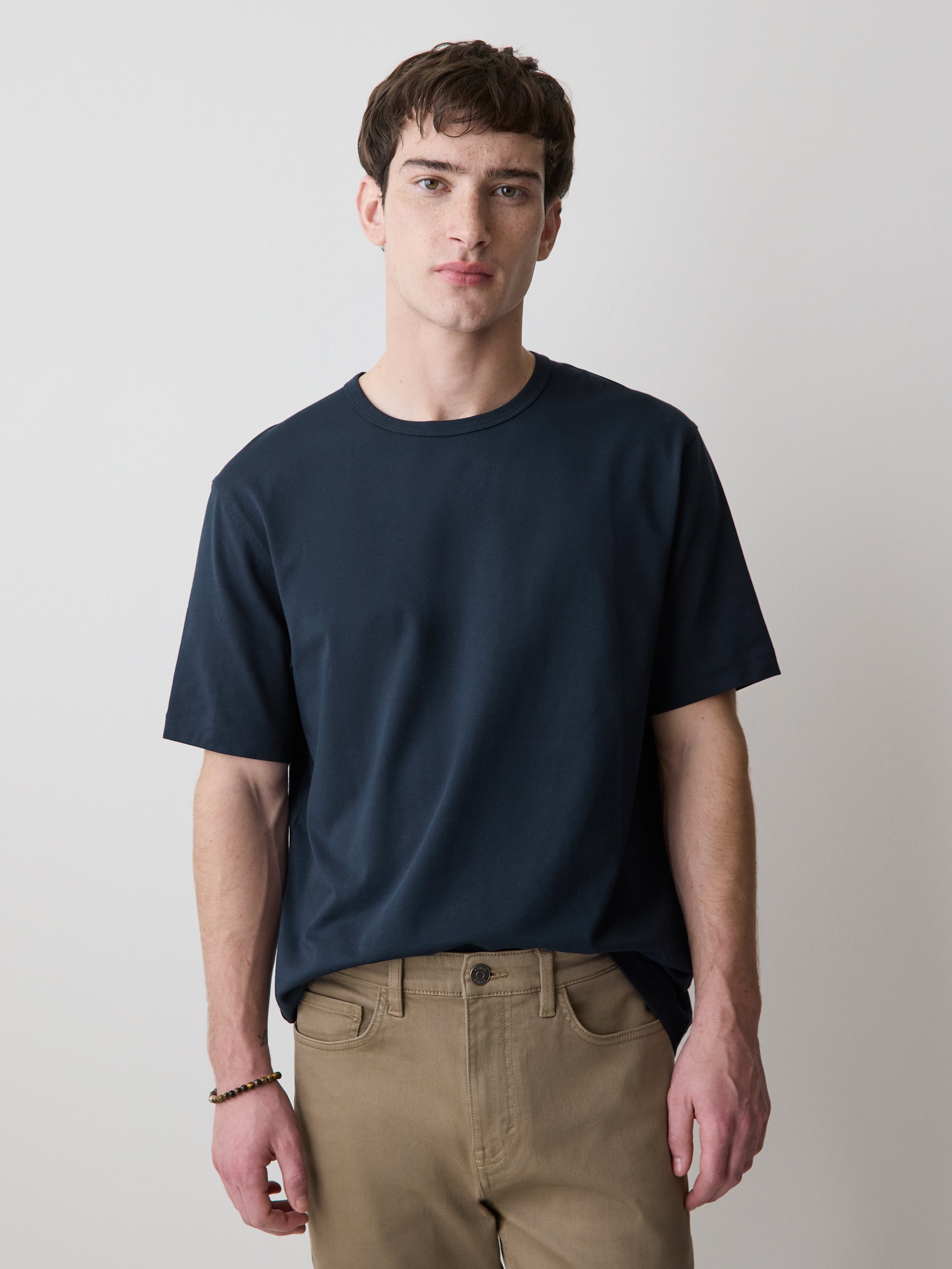 Regular Fit Supima (R) Cotton Crew-Neck T-Shirt rw&co Great Value Deal