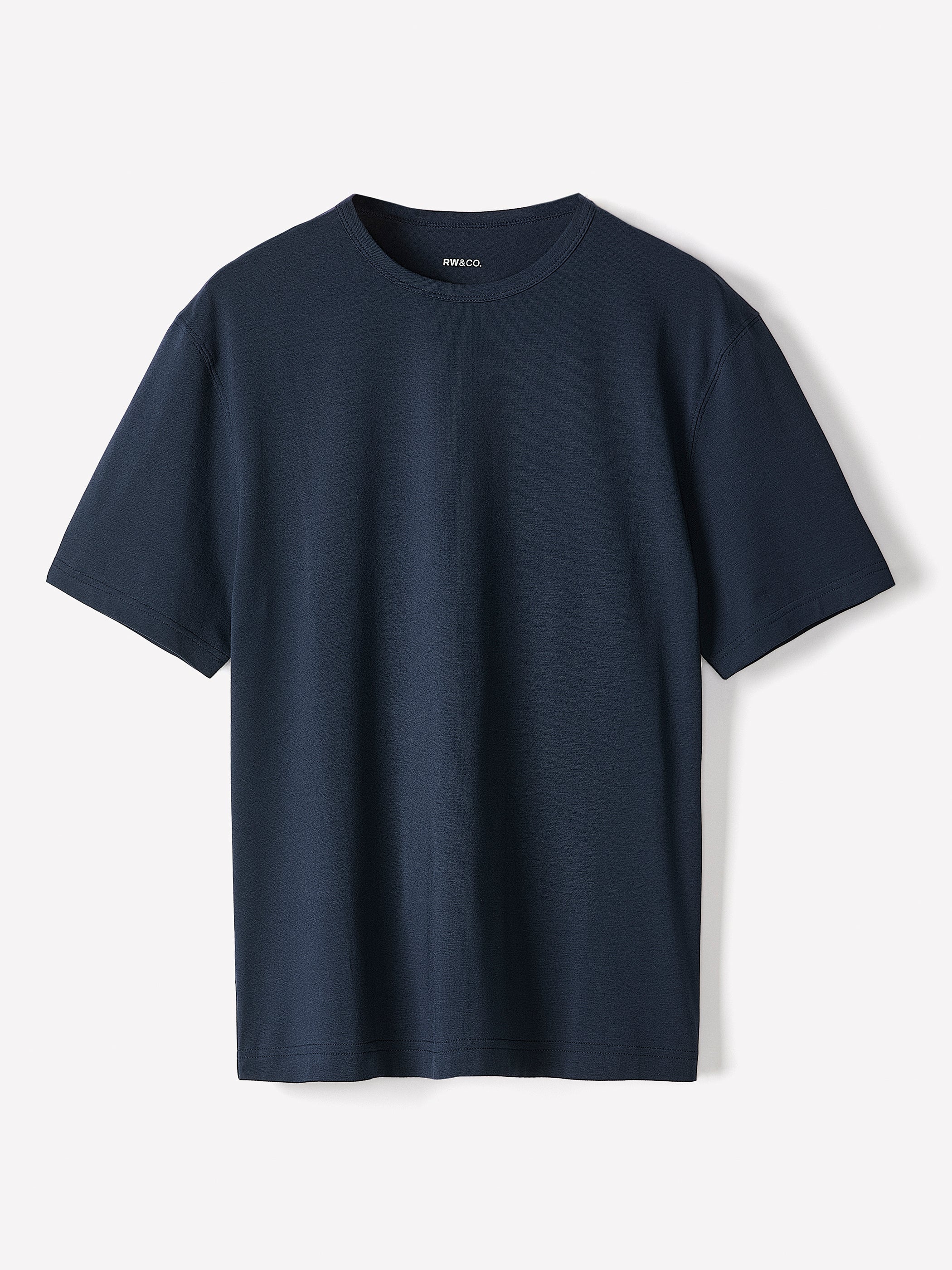 Regular Fit Supima (R) Cotton Crew-Neck T-Shirt rw&co Great Value Deal