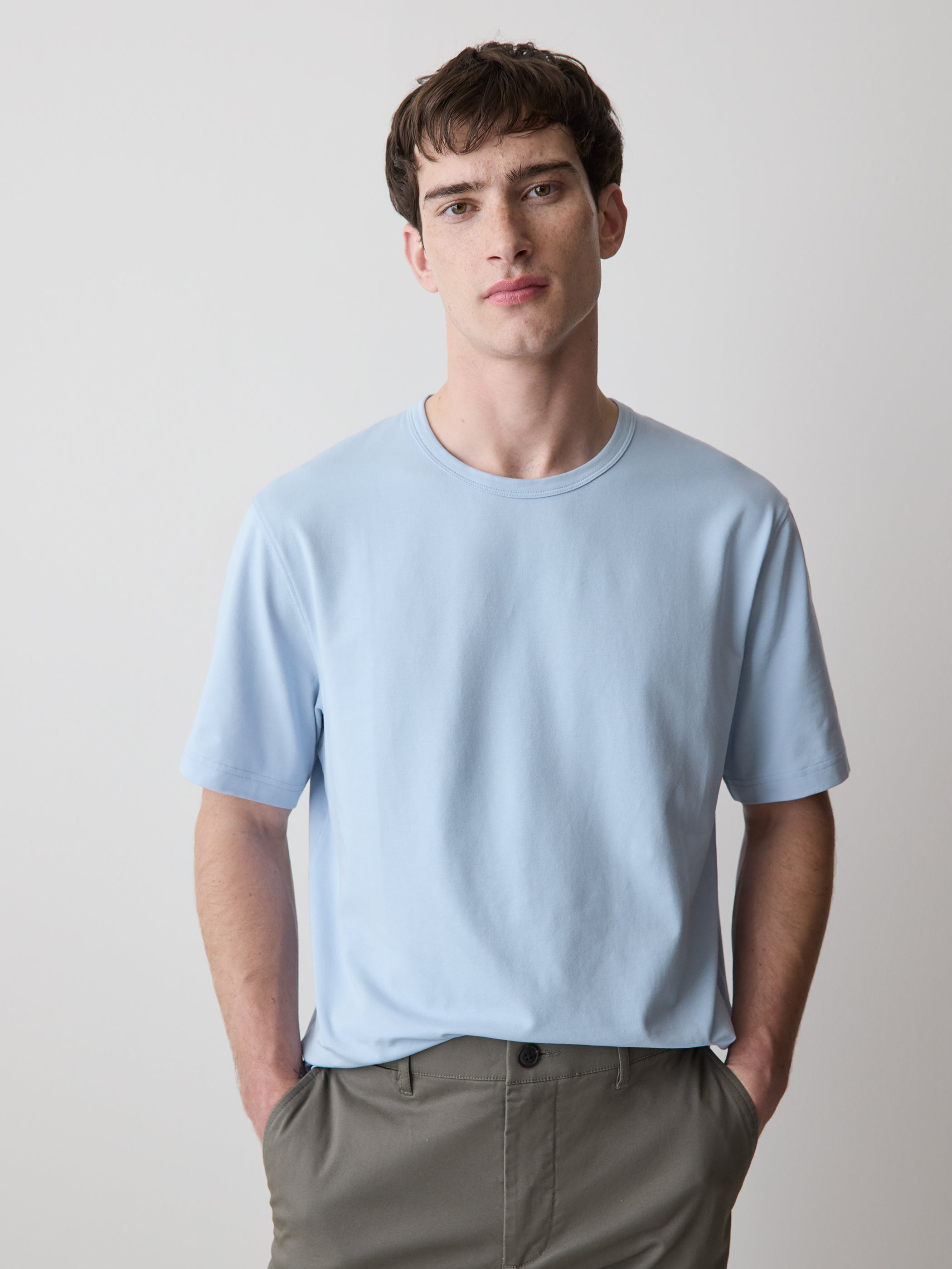 Regular Fit Supima (R) Cotton Crew-Neck T-Shirt rw&co Great Value Deal