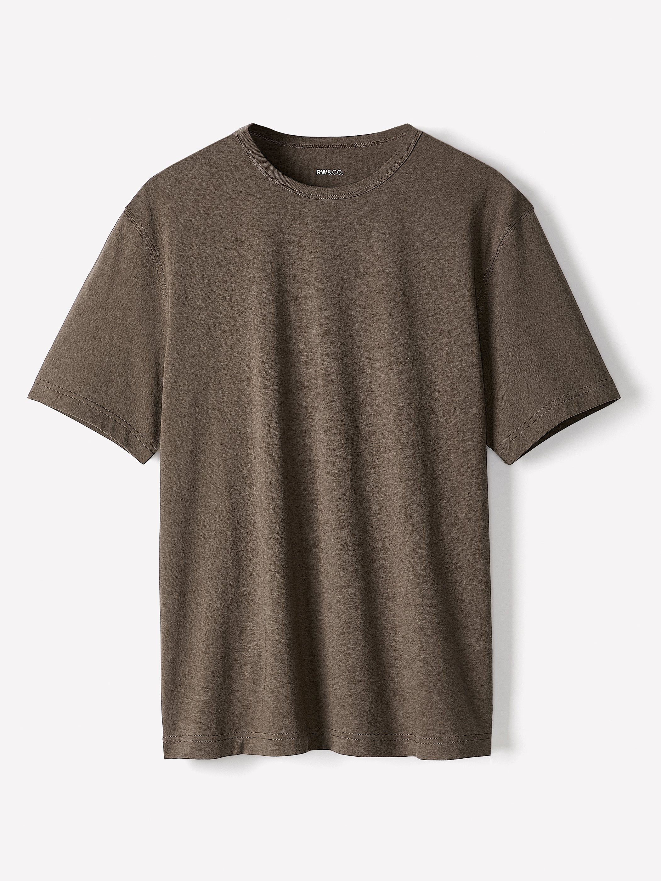 Regular Fit Supima (R) Cotton Crew-Neck T-Shirt rw&co Great Value Deal
