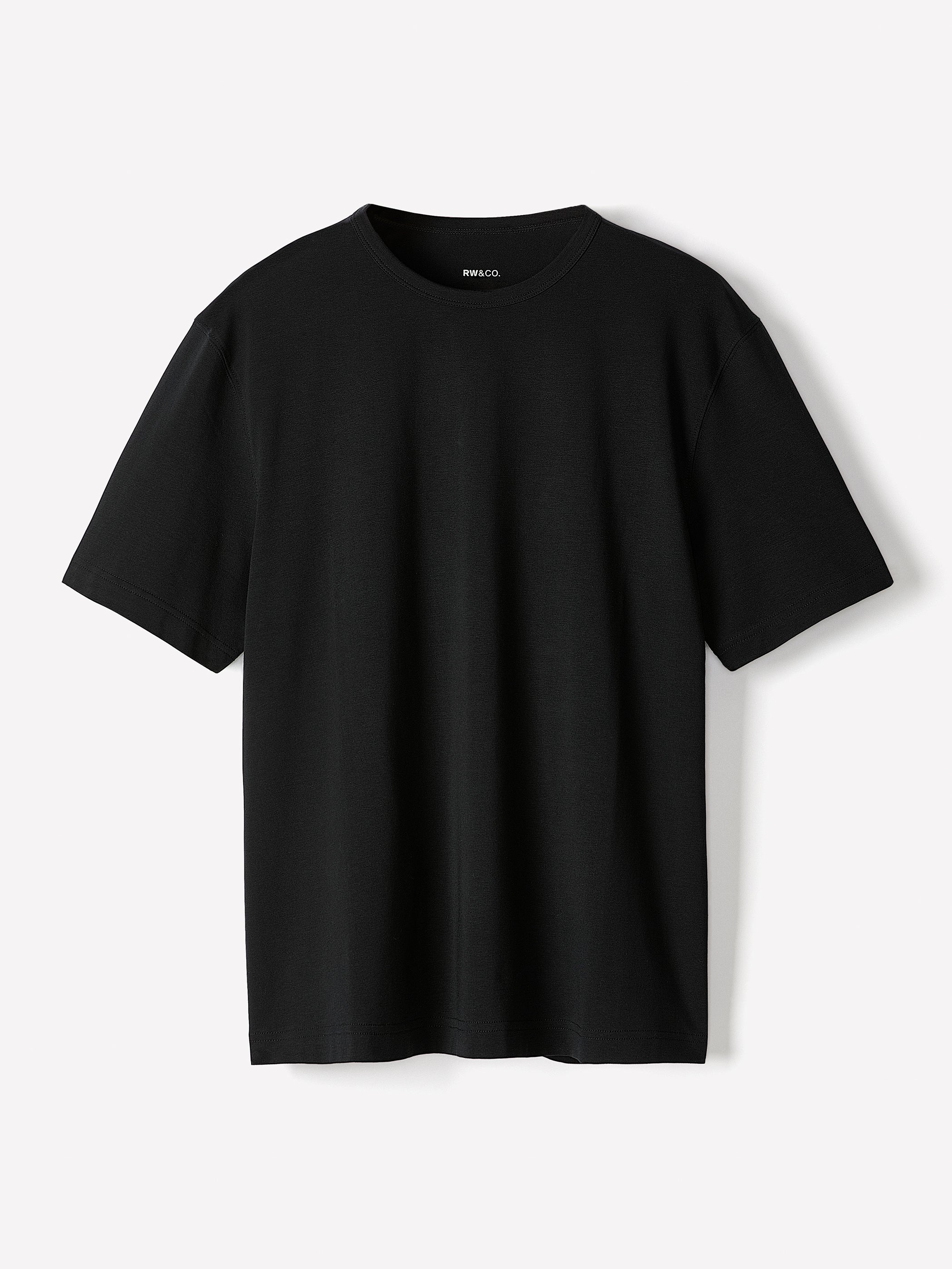 Regular Fit Supima (R) Cotton Crew-Neck T-Shirt rw&co Great Value Deal