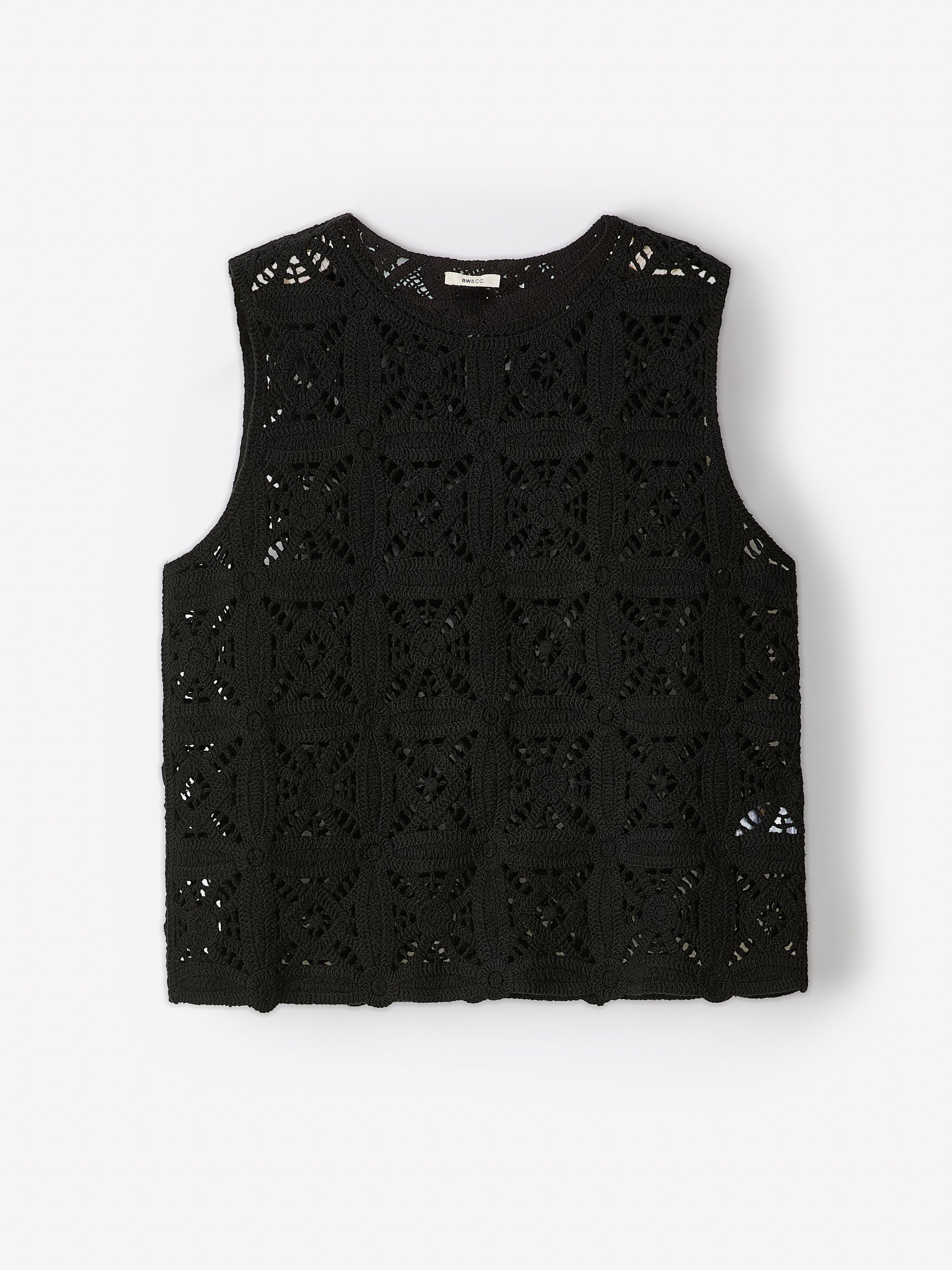 Crochet Tank Top rw&co Exclusive Sale Price