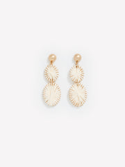 Earrings with Raffia Pendants rw&co Limited Time Discount