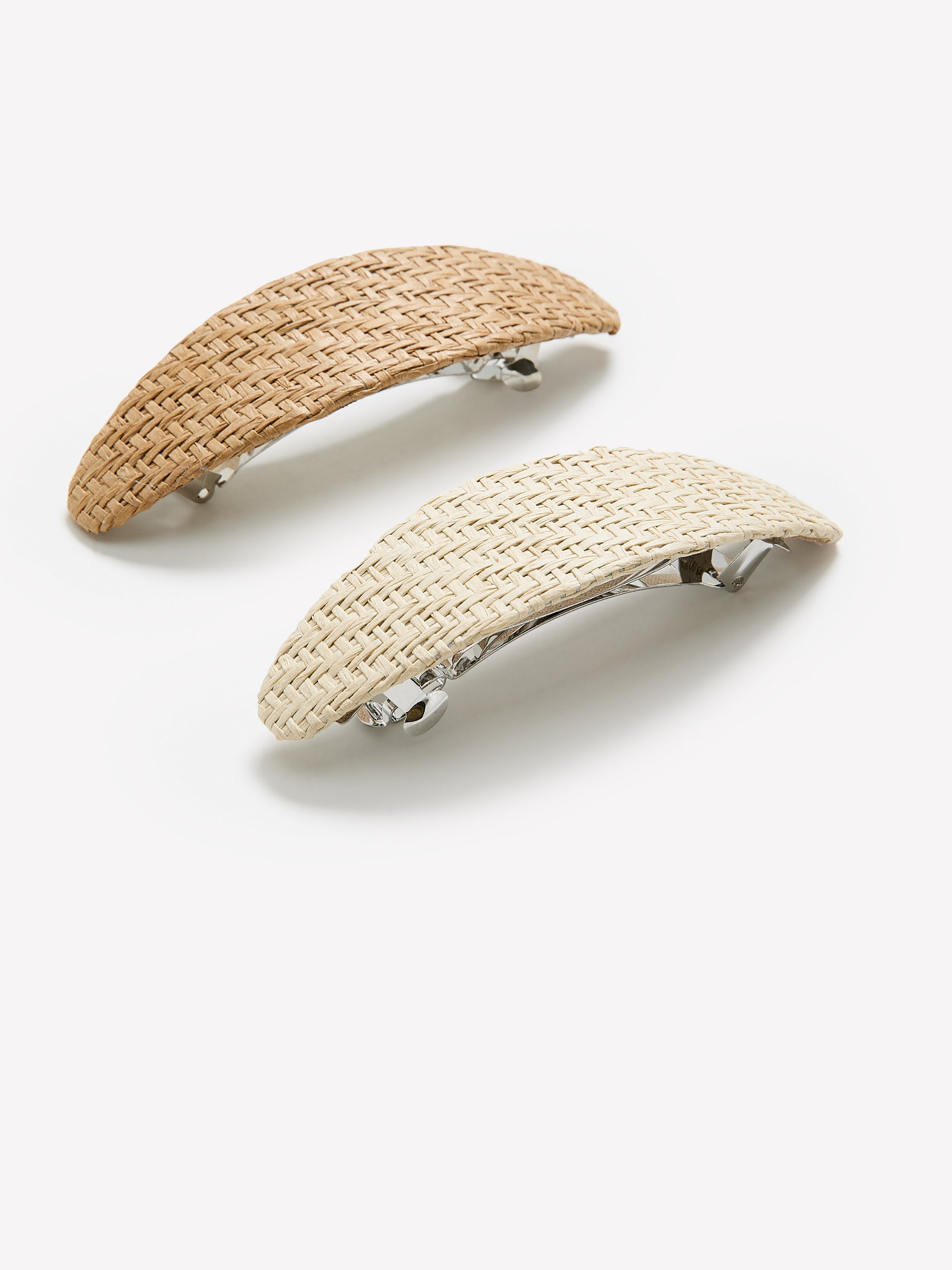 Raffia Hair Clips - Set of 2 rw&co Limited Time Discount