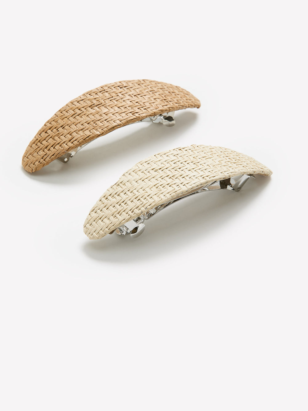 Raffia Hair Clips - Set of 2 rw&co Limited Time Discount
