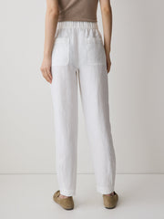 Linen Mid-Rise Tapered-Leg Jogger Pant rw&co Exclusive Sale Price