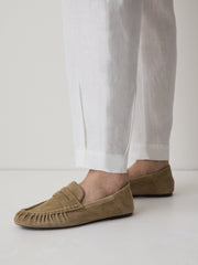 Linen Mid-Rise Tapered-Leg Jogger Pant rw&co Exclusive Sale Price