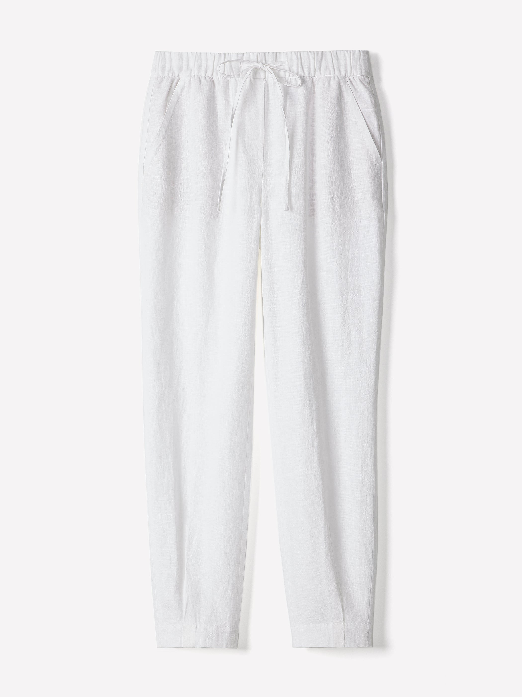 Linen Mid-Rise Tapered-Leg Jogger Pant rw&co Exclusive Sale Price