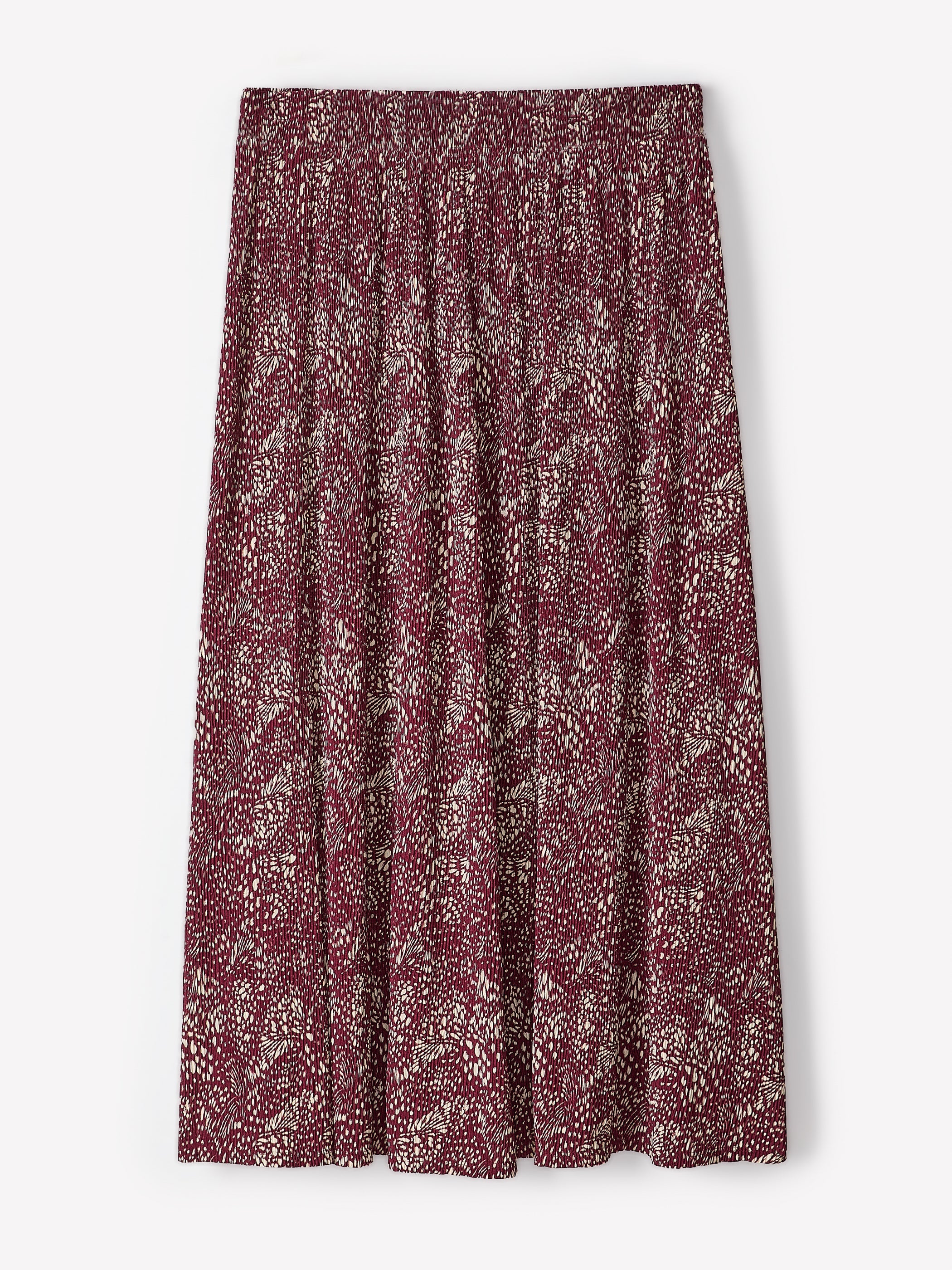 High-Rise Flare Midi Skirt rw&co Limited Time Discount