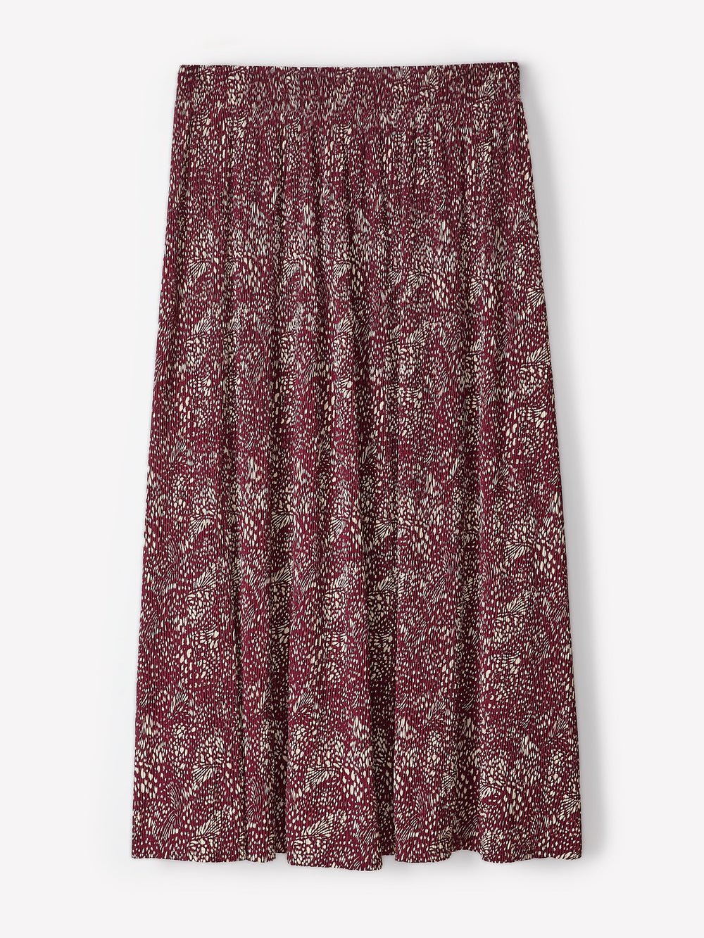 High-Rise Flare Midi Skirt rw&co Limited Time Discount