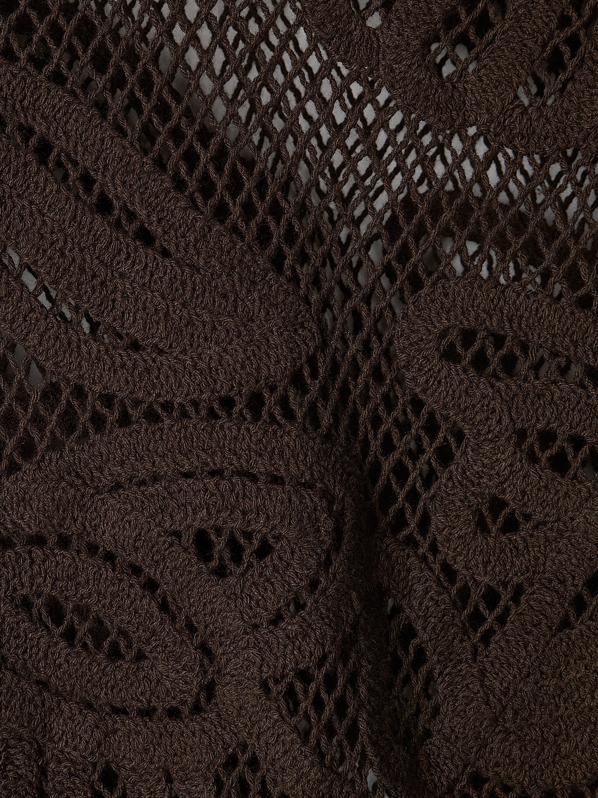 Long-Sleeve Crew-Neck Top with Crochet Details rw&co Limited Time Discount