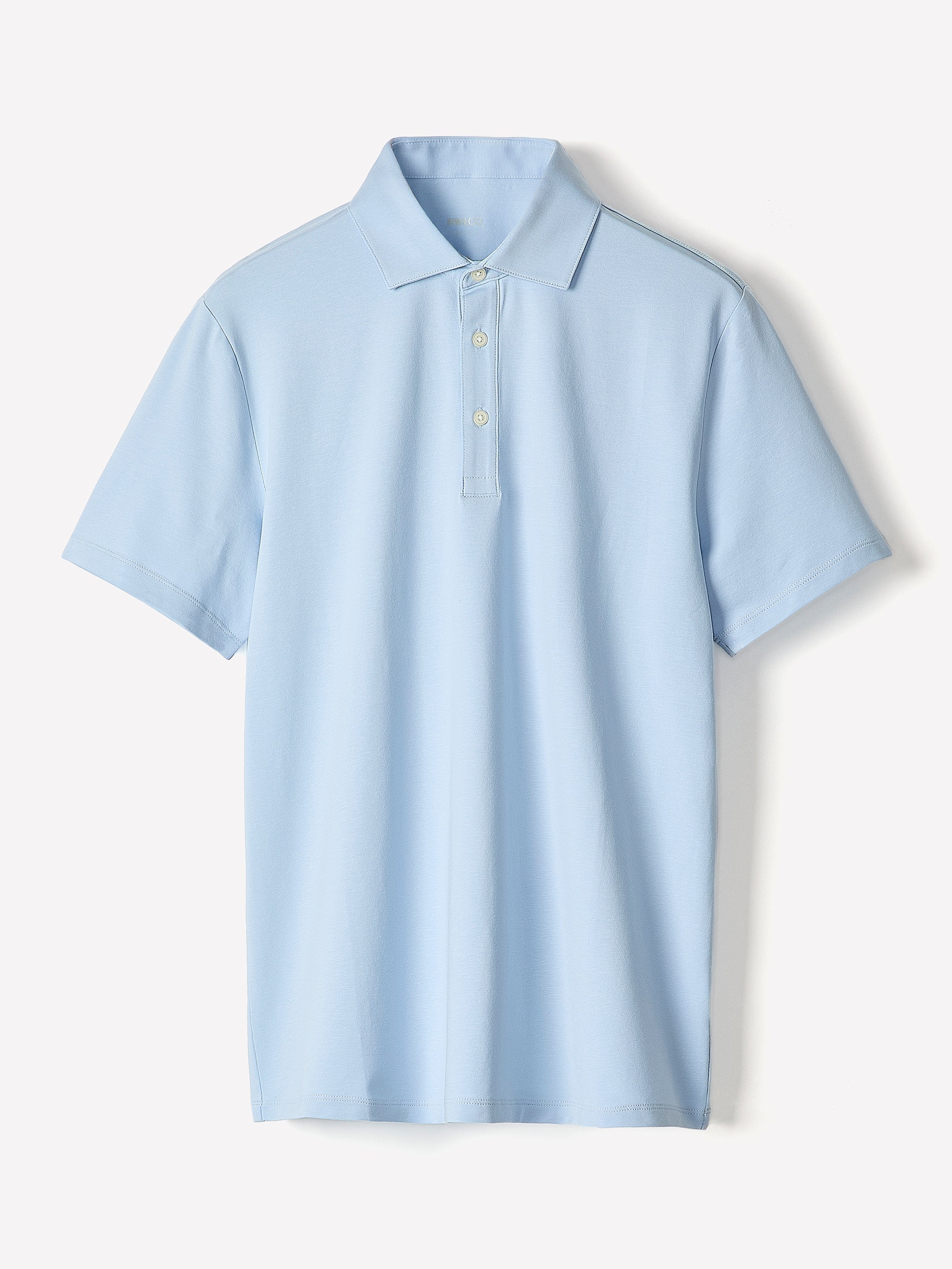 Short-Sleeve Supima (R) Cotton Polo rw&co Limited Time Discount