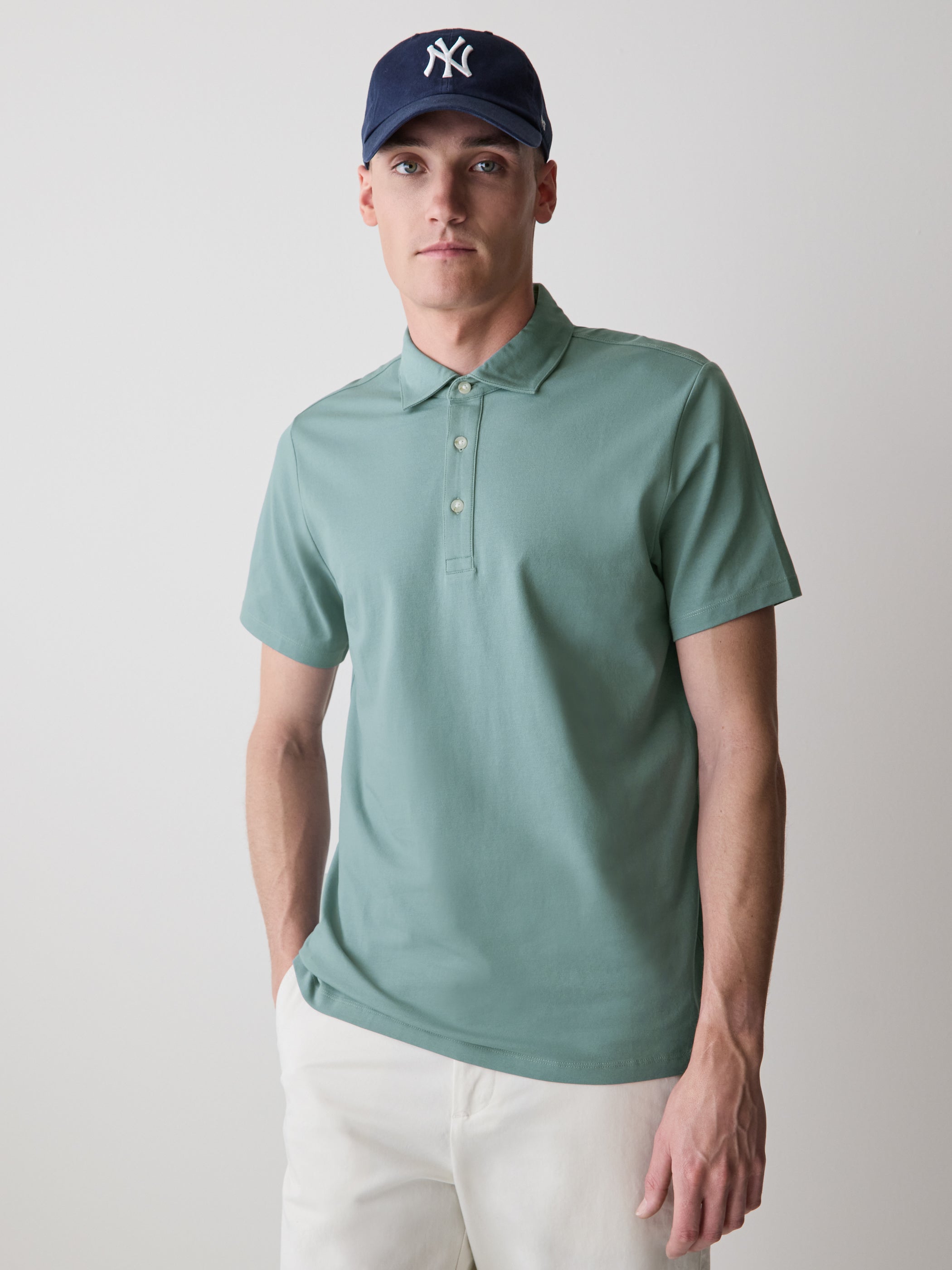 Short-Sleeve Supima (R) Cotton Polo rw&co Limited Time Discount