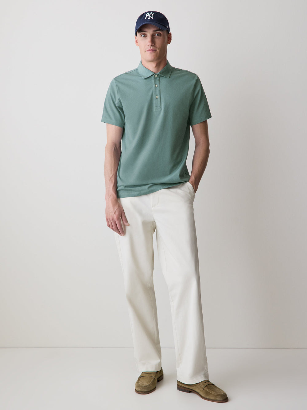 Short-Sleeve Supima (R) Cotton Polo rw&co Limited Time Discount