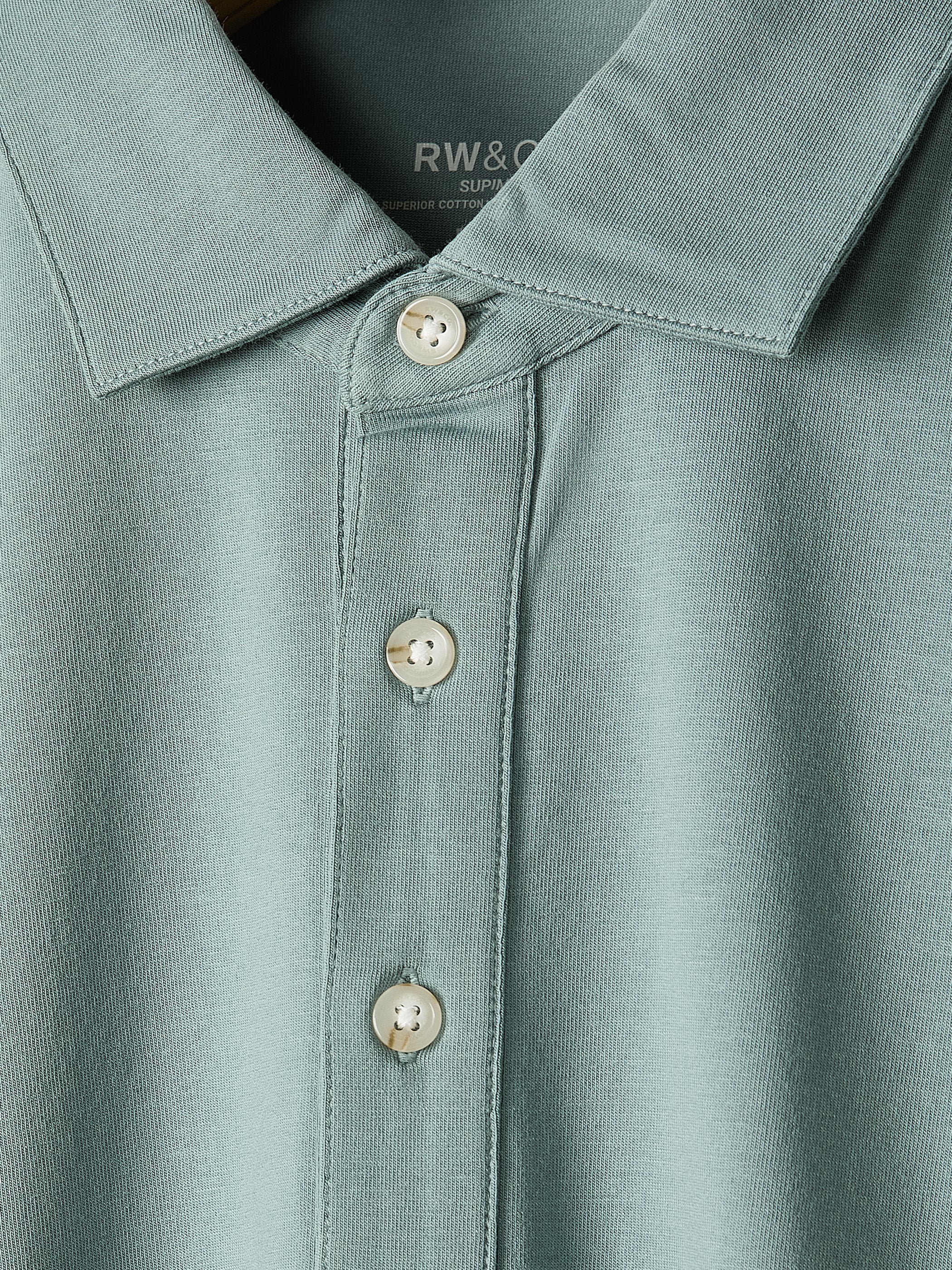 Short-Sleeve Supima (R) Cotton Polo rw&co Limited Time Discount