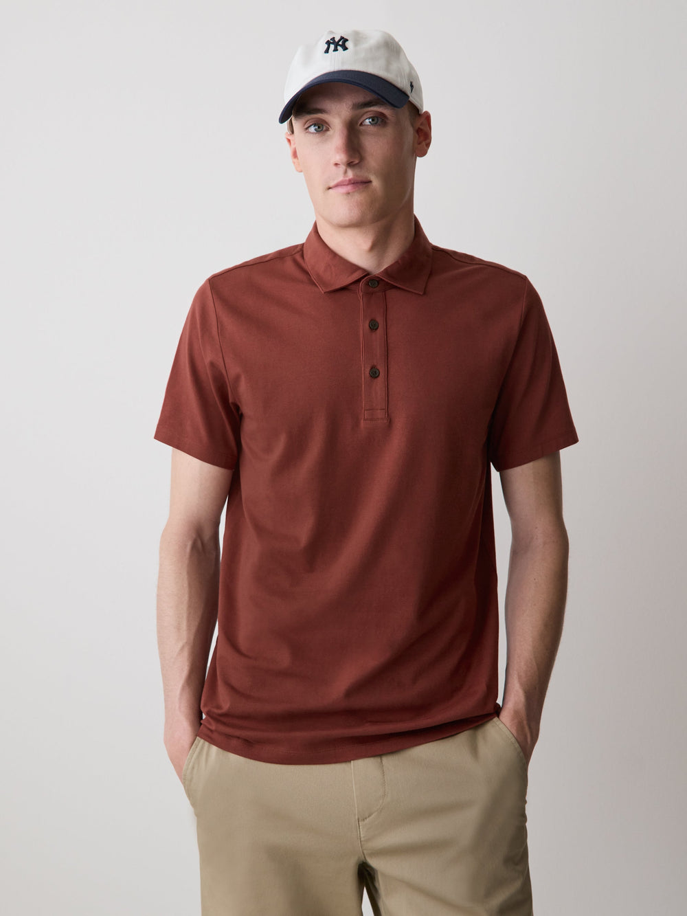 Short-Sleeve Supima (R) Cotton Polo rw&co Limited Time Discount