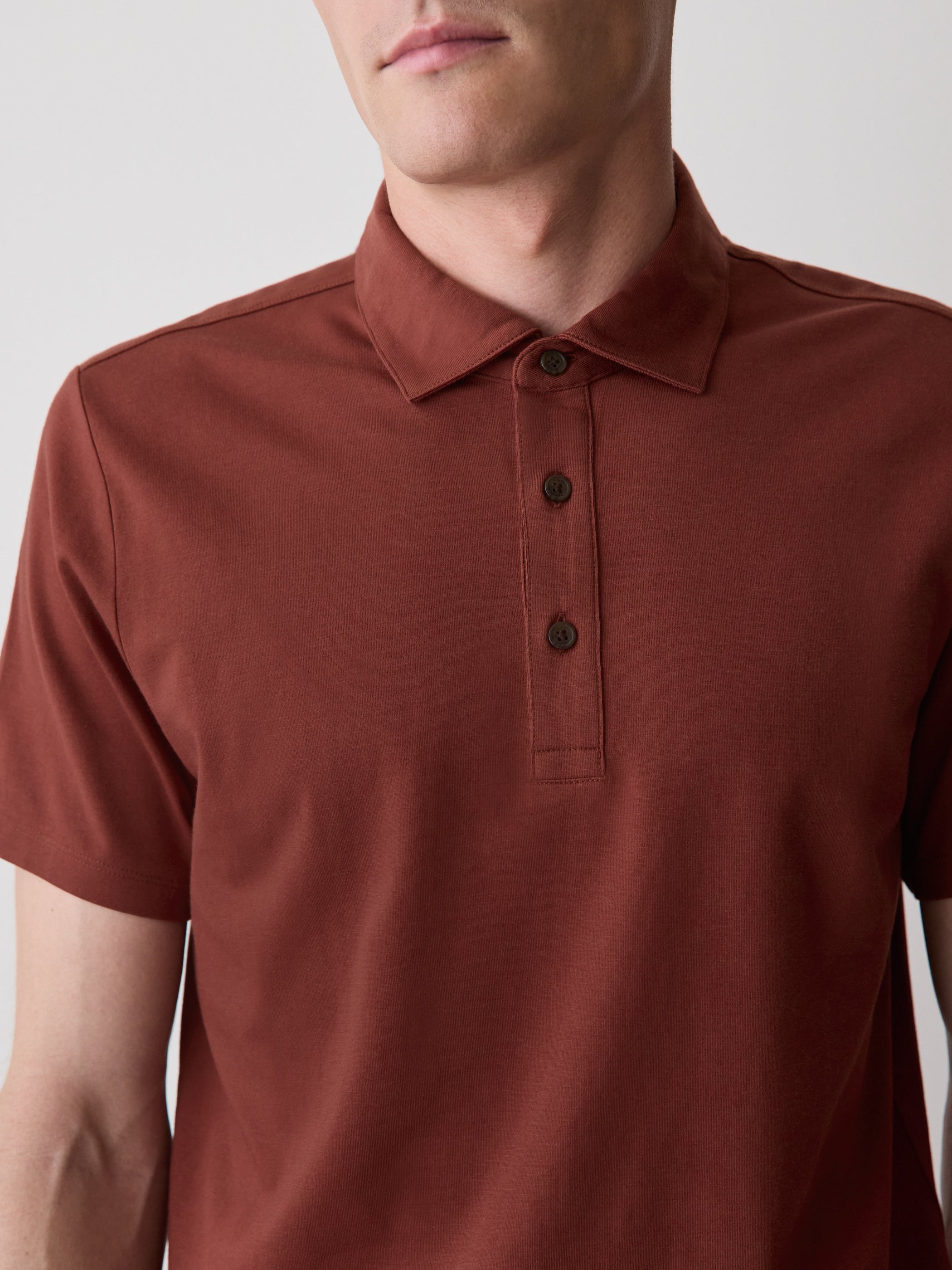 Short-Sleeve Supima (R) Cotton Polo rw&co Limited Time Discount