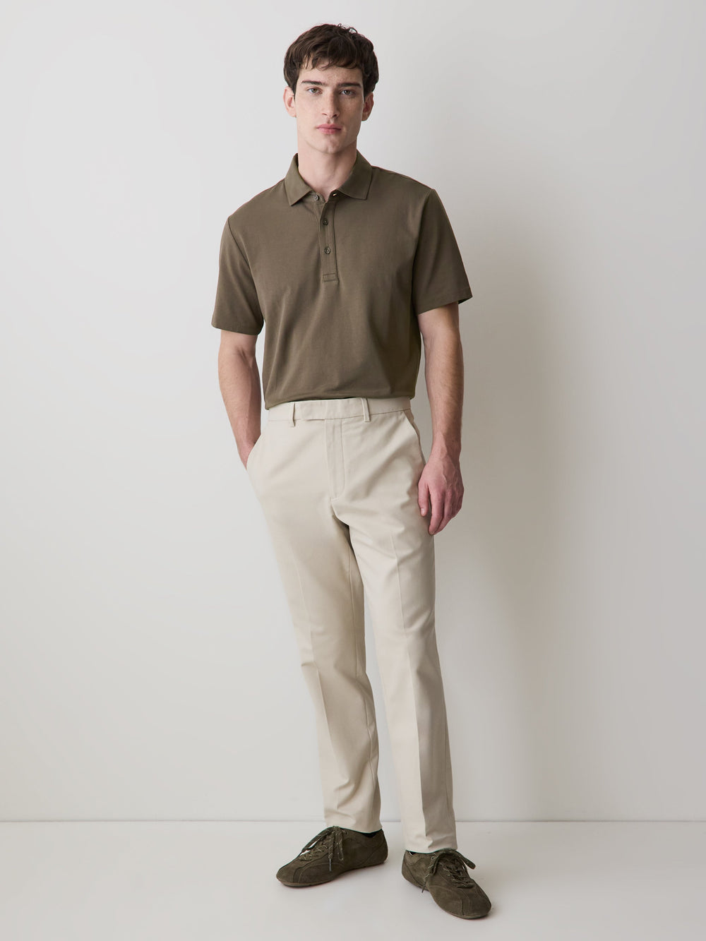 Short-Sleeve Supima (R) Cotton Polo rw&co Limited Time Discount
