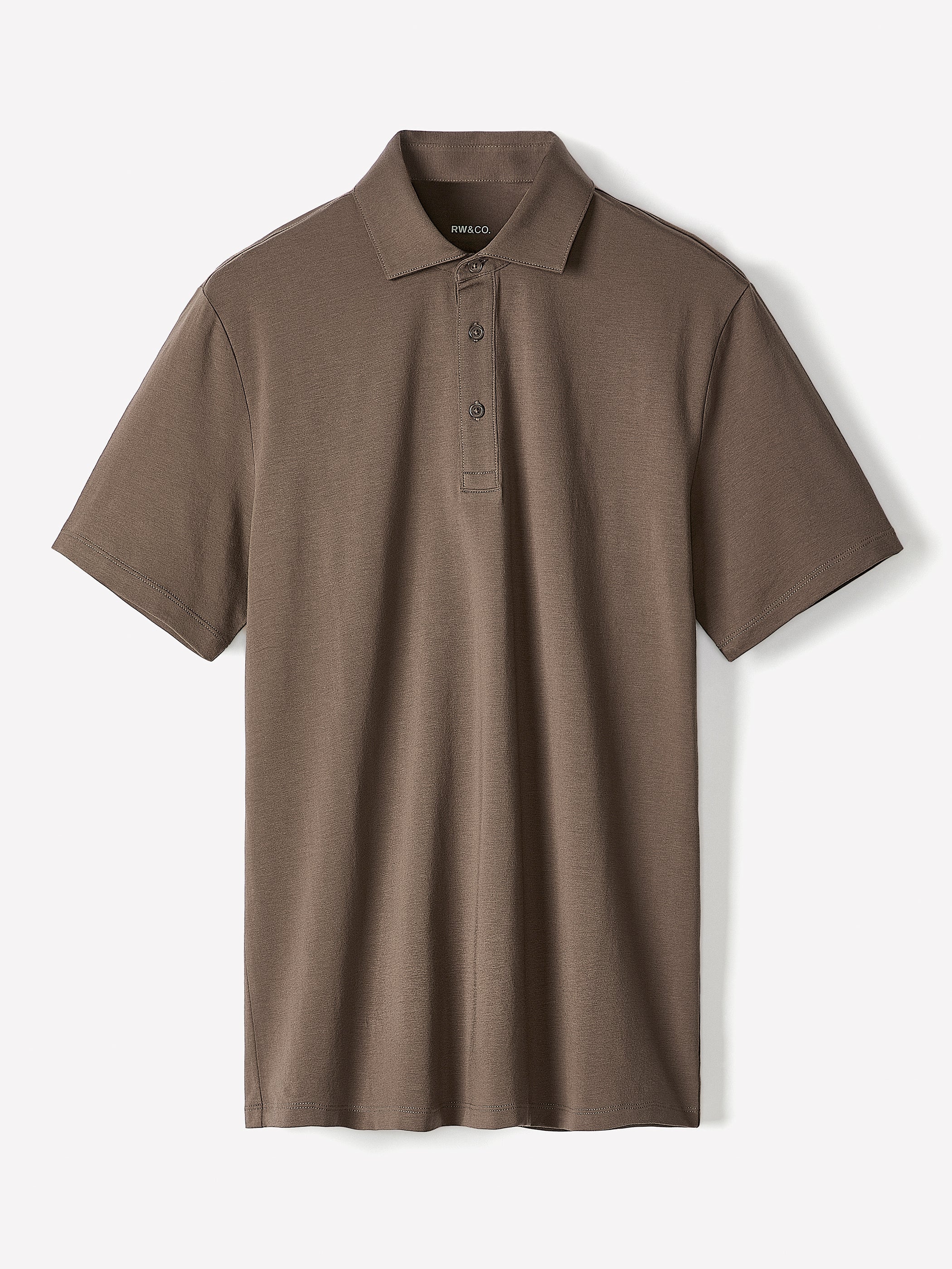 Short-Sleeve Supima (R) Cotton Polo rw&co Limited Time Discount
