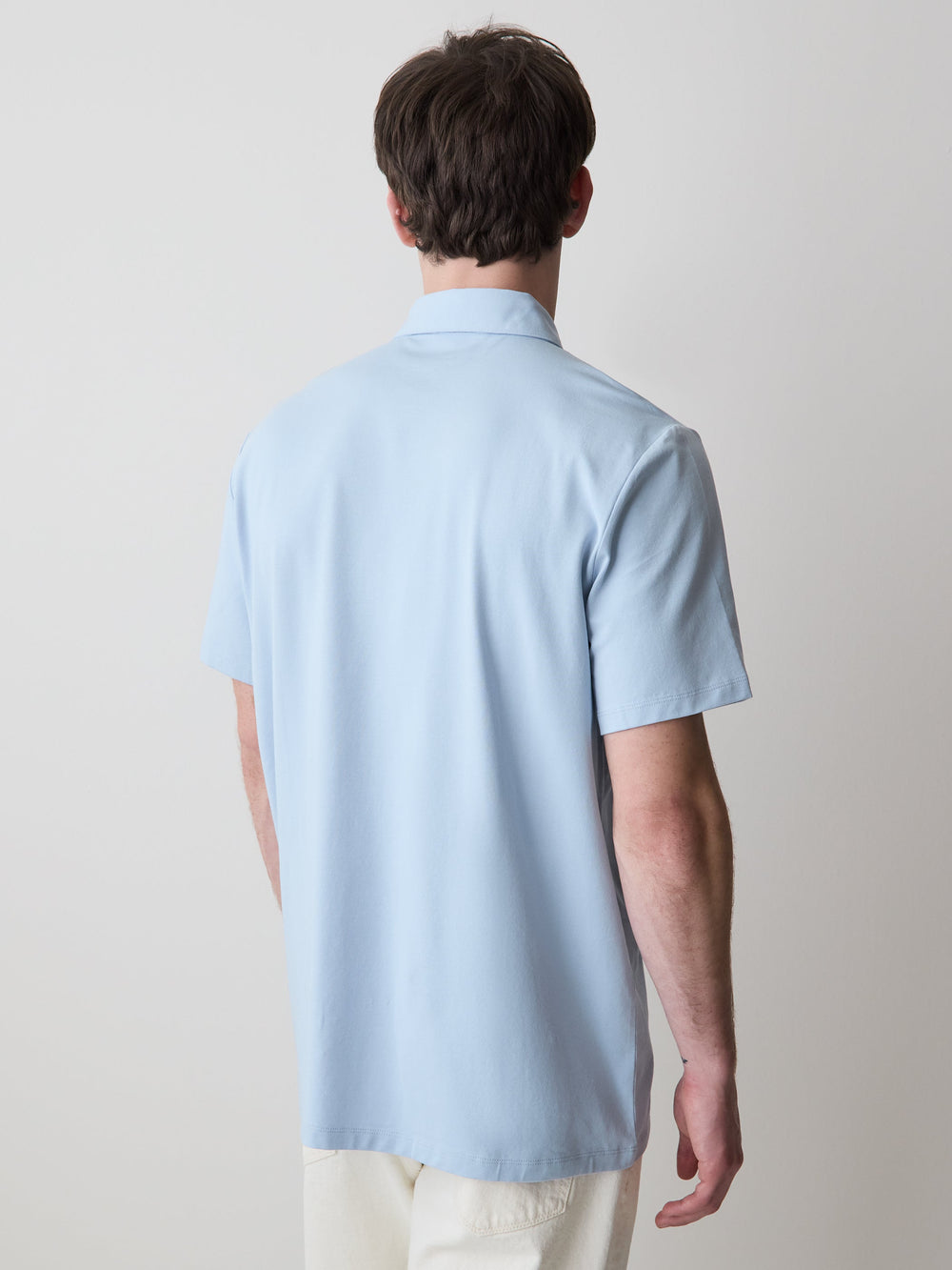 Short-Sleeve Supima (R) Cotton Polo rw&co Limited Time Discount