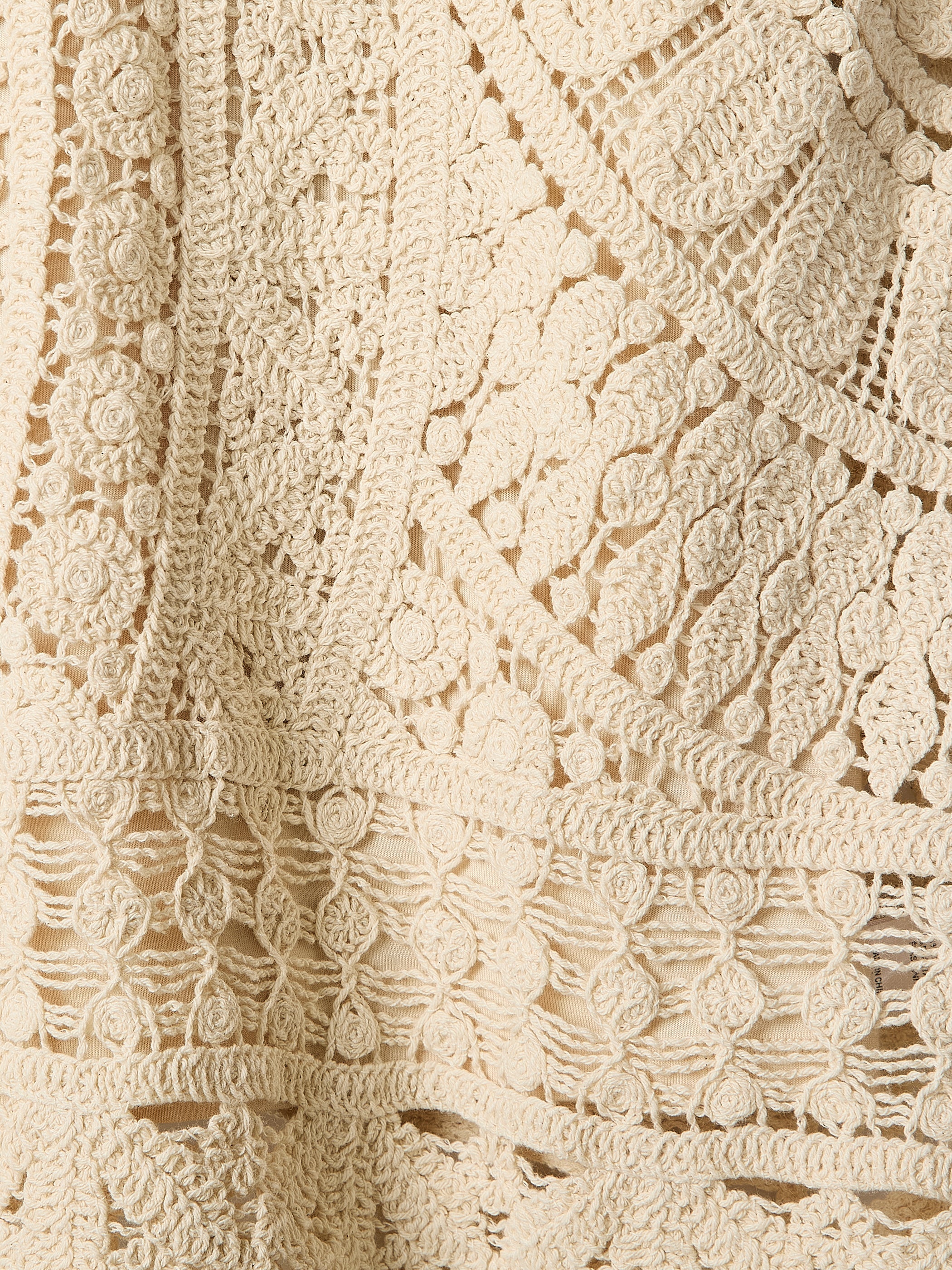Sleeveless Crochet Mini Dress rw&co On Sale