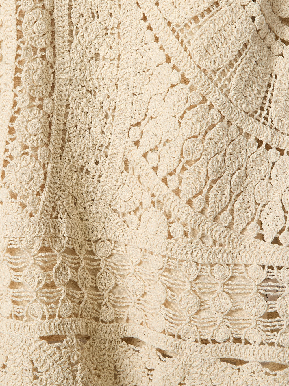 Sleeveless Crochet Mini Dress rw&co On Sale