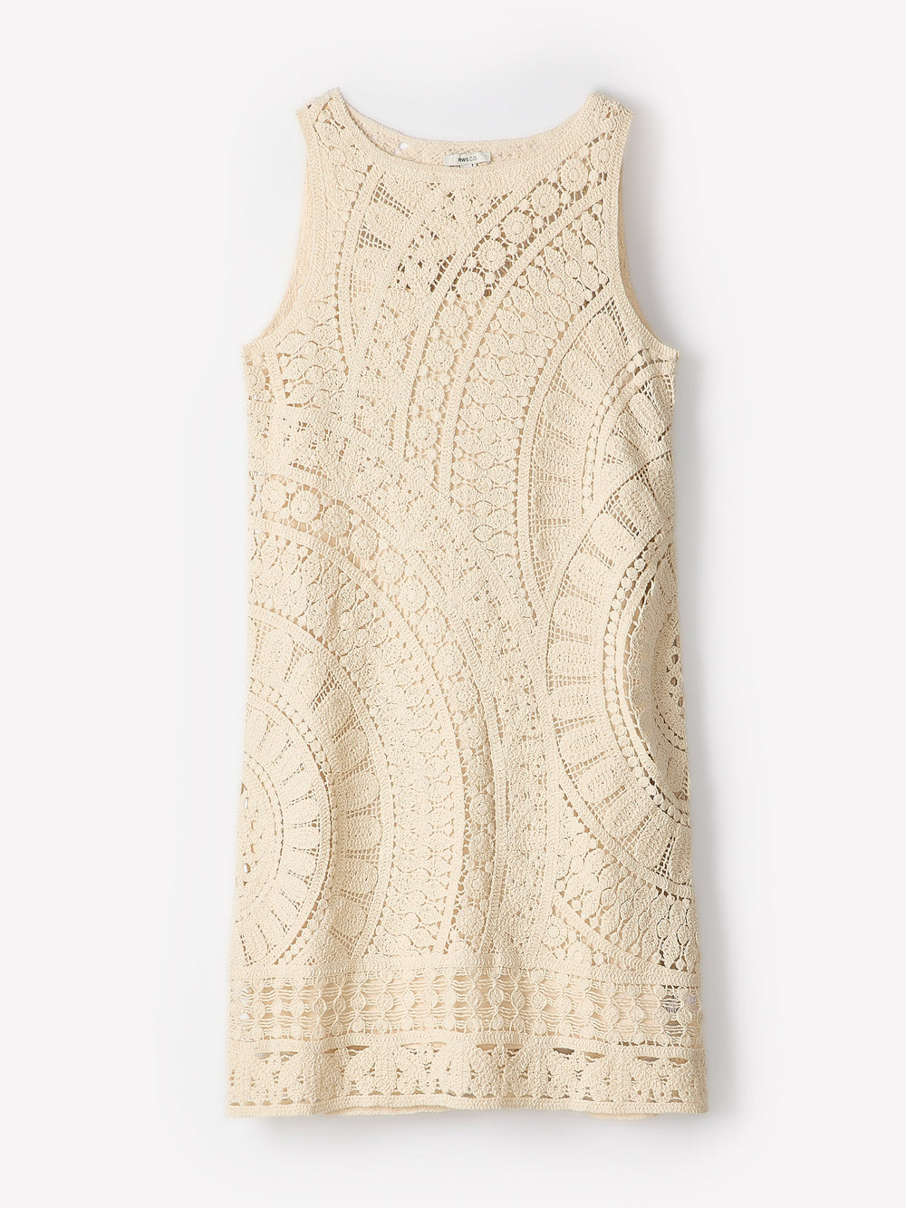 Sleeveless Crochet Mini Dress rw&co On Sale