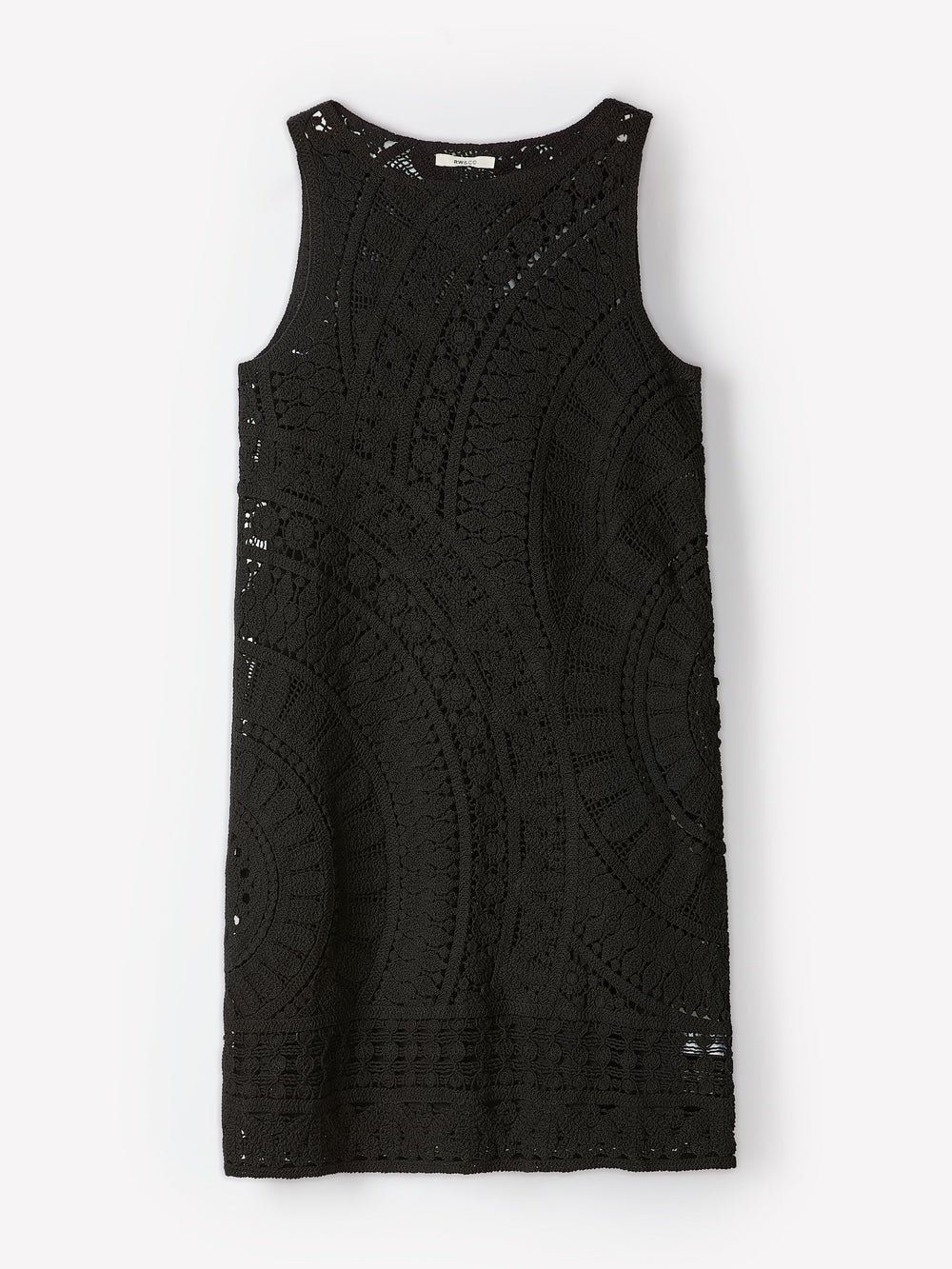 Sleeveless Crochet Mini Dress rw&co On Sale