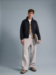 Wide-Leg Fleece Jogger Pants rw&co Great Value Deal