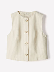 Striped Short Vest rw&co Exclusive Sale Price