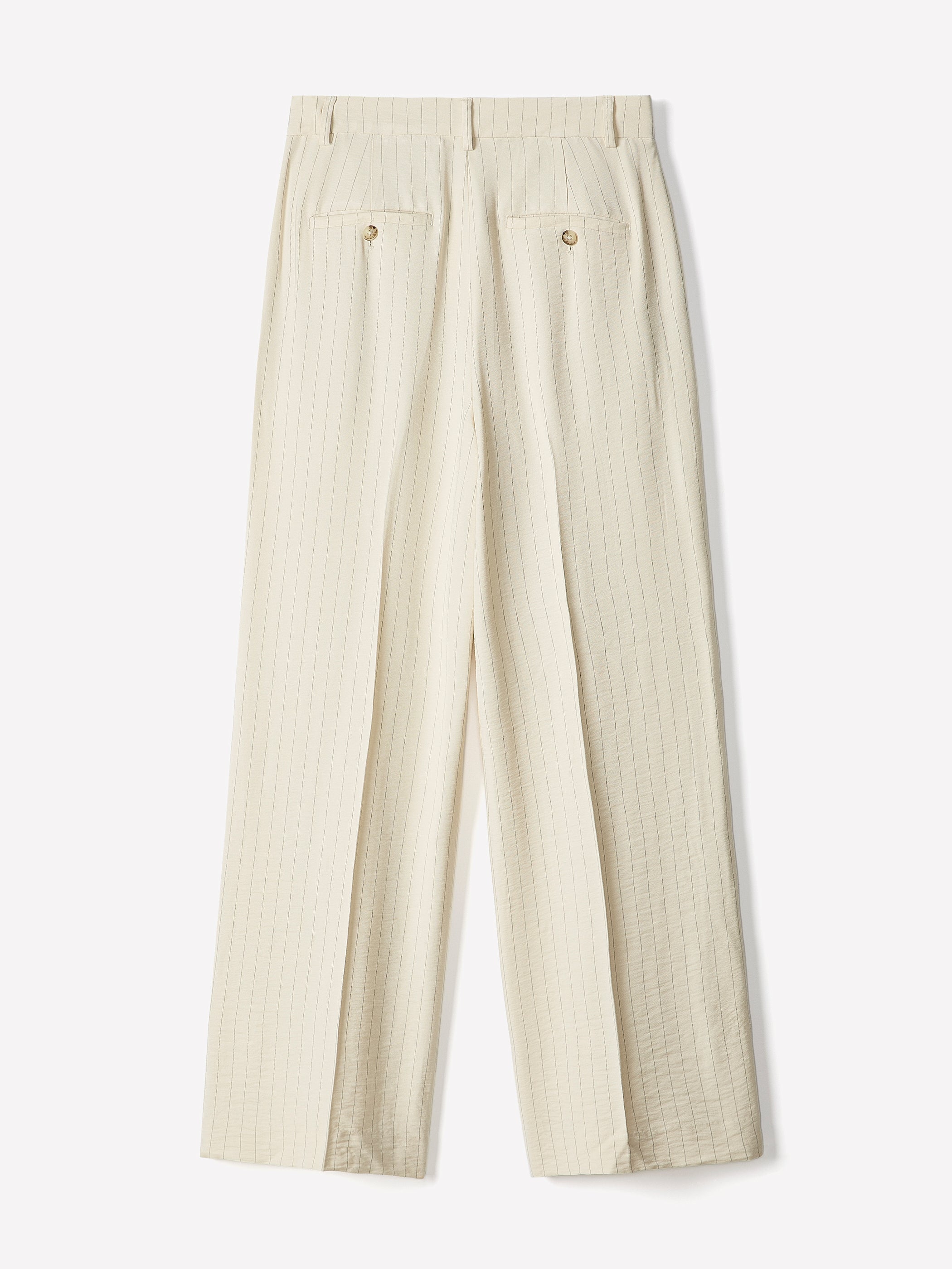 Striped High-Rise Wide-Leg Fluid Pant rw&co Special Offer