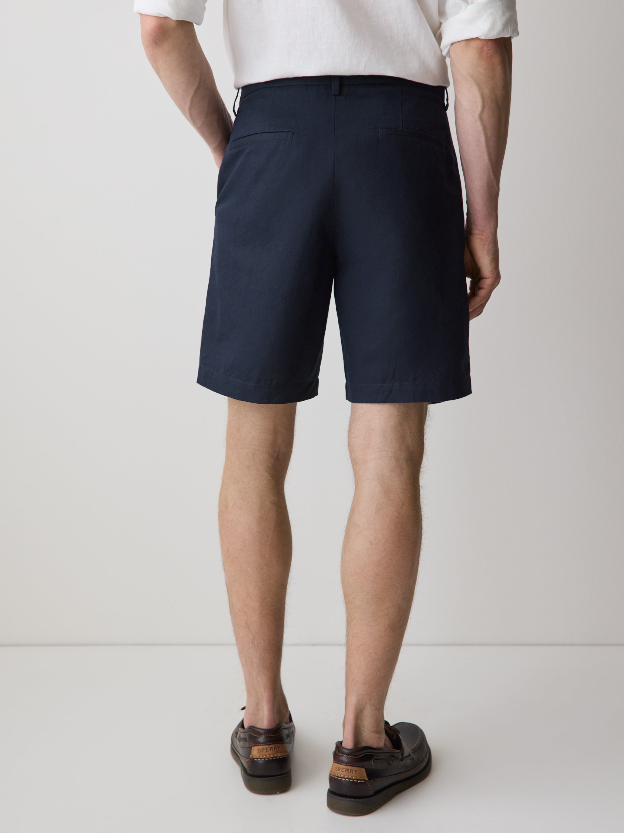 Linen-Blend Shorts rw&co Special Offer