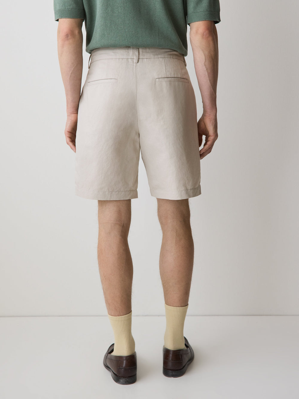 Linen-Blend Shorts rw&co Special Offer