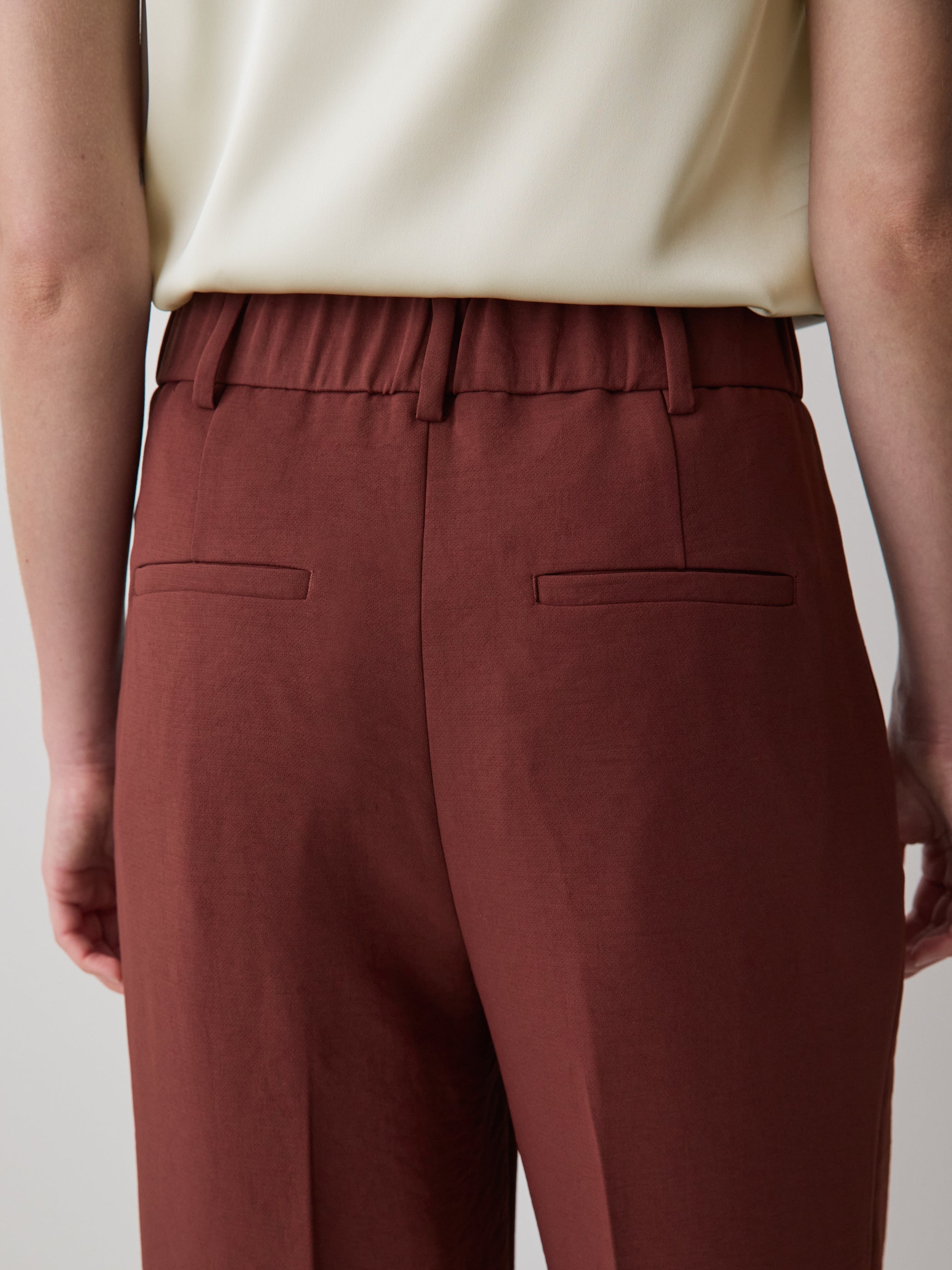 High-Rise Wide-Leg Pant rw&co On Sale