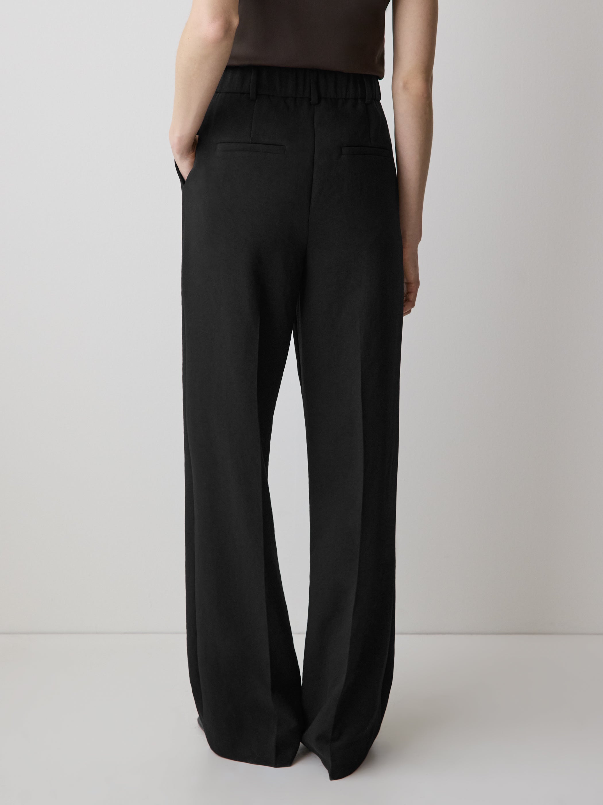 High-Rise Wide-Leg Pant rw&co On Sale