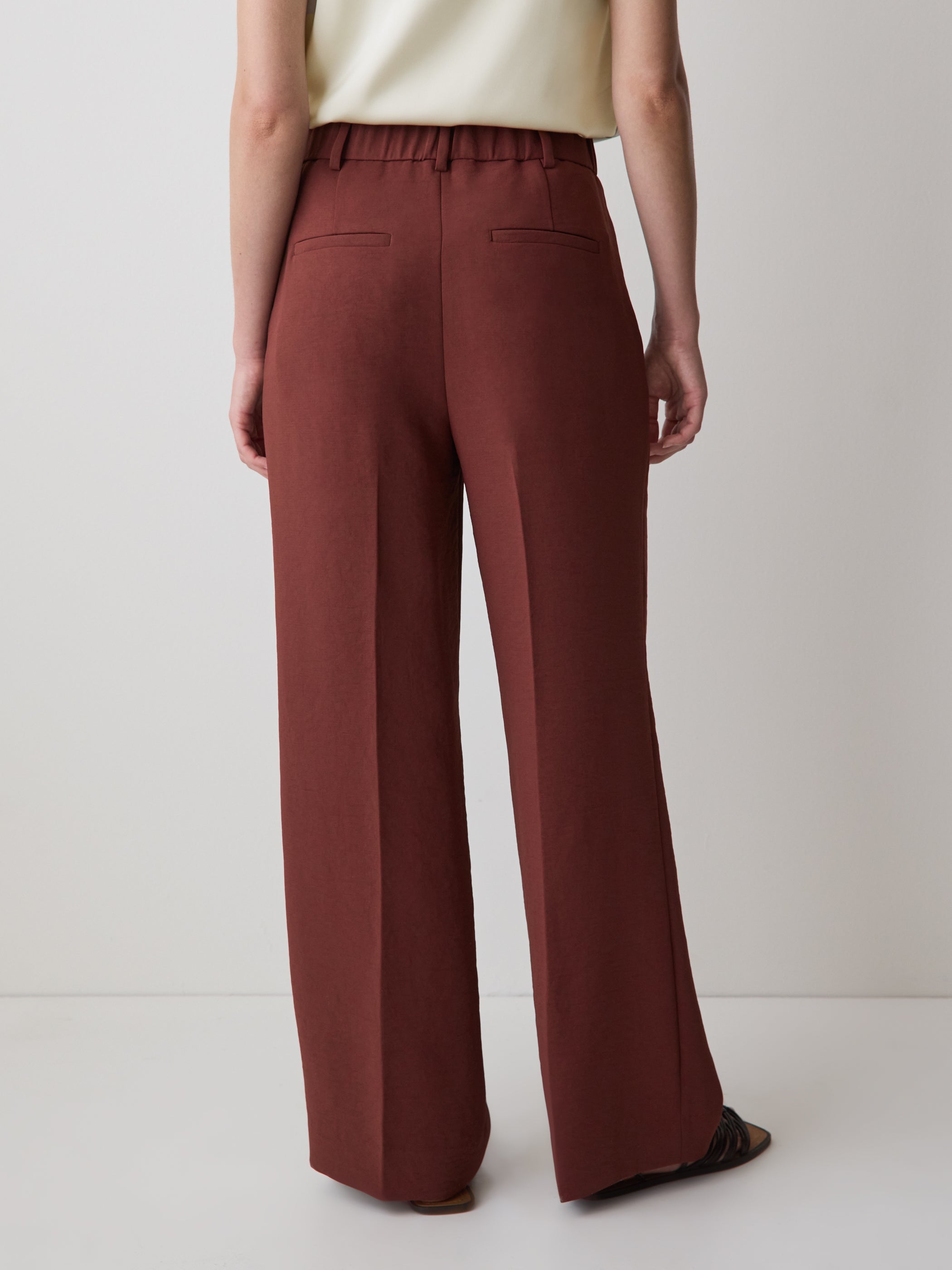 High-Rise Wide-Leg Pant rw&co On Sale