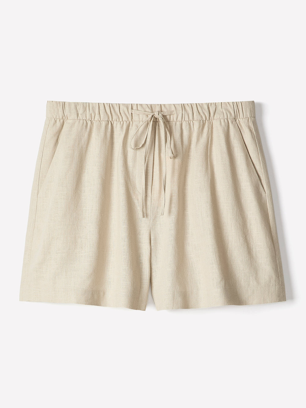 Linen-Blend Mid-Rise Pull-On Short rw&co Exclusive Sale Price