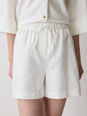 Linen Mid-Rise Pull-On Short rw&co Special Promo Price