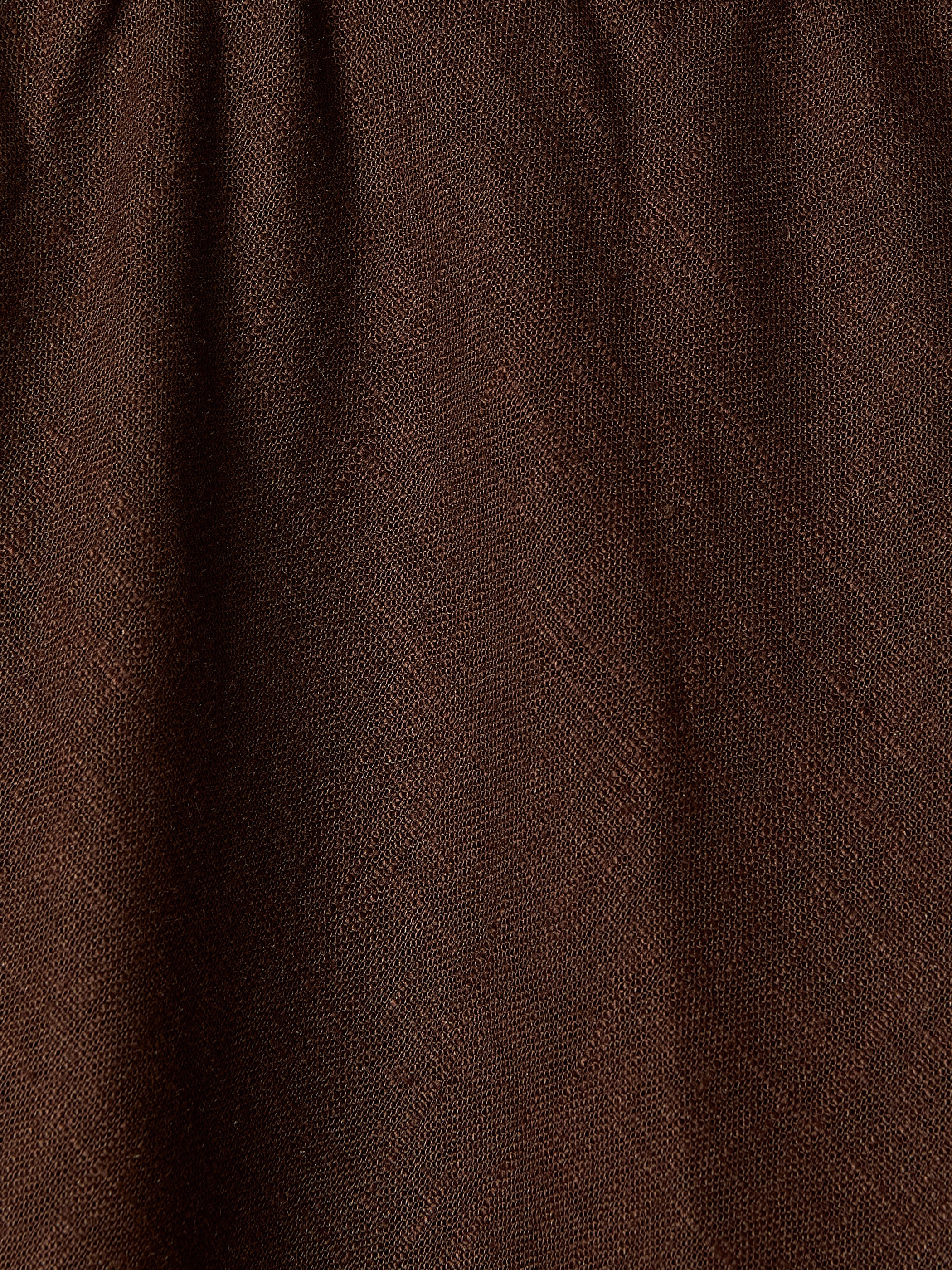 Linen-Blend Straight Midi Skirt rw&co Great Value Deal