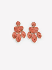 Earrings with Raffia Pendants rw&co Limited Time Discount