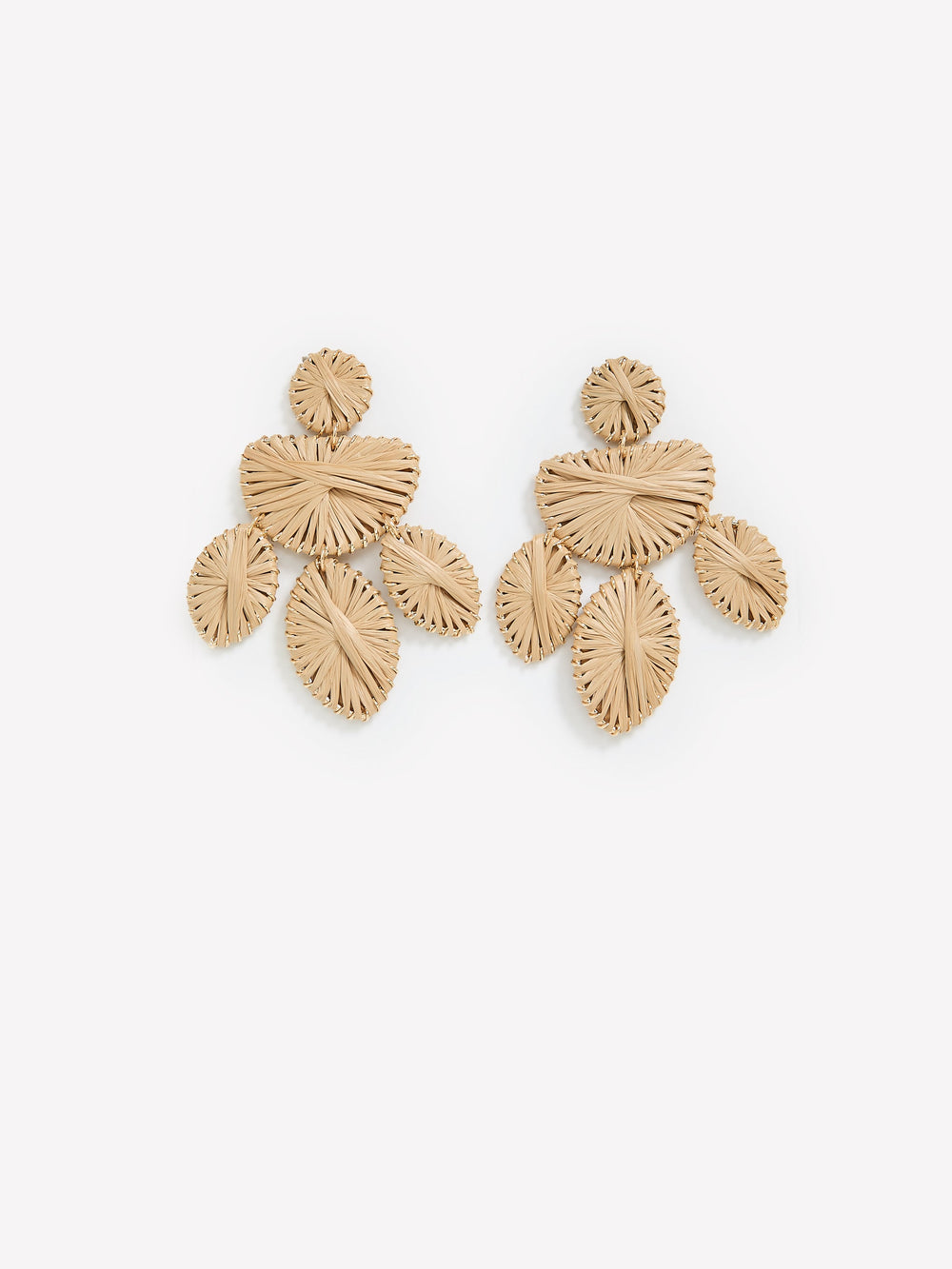 Earrings with Raffia Pendants rw&co Limited Time Discount