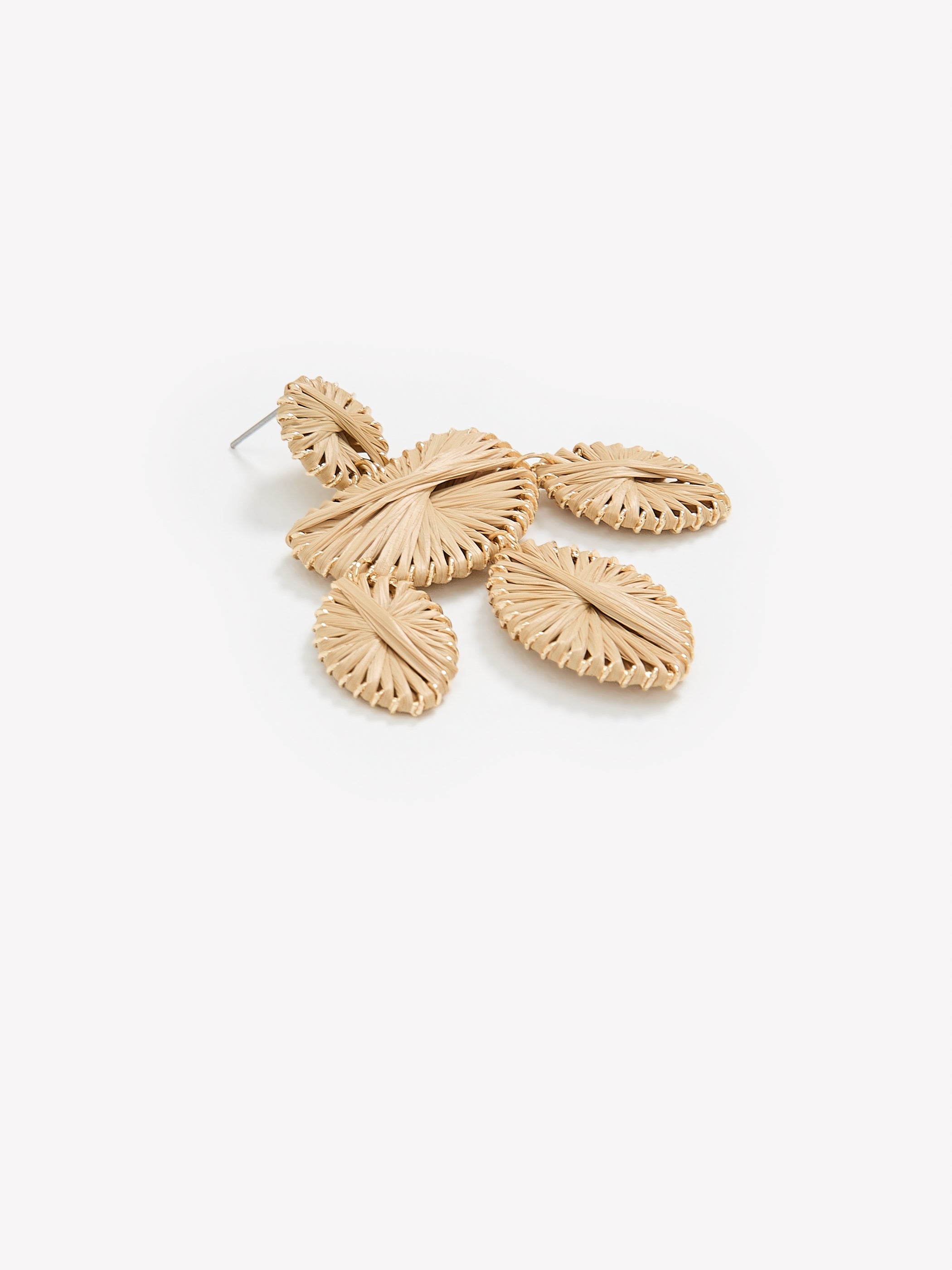 Earrings with Raffia Pendants rw&co Limited Time Discount