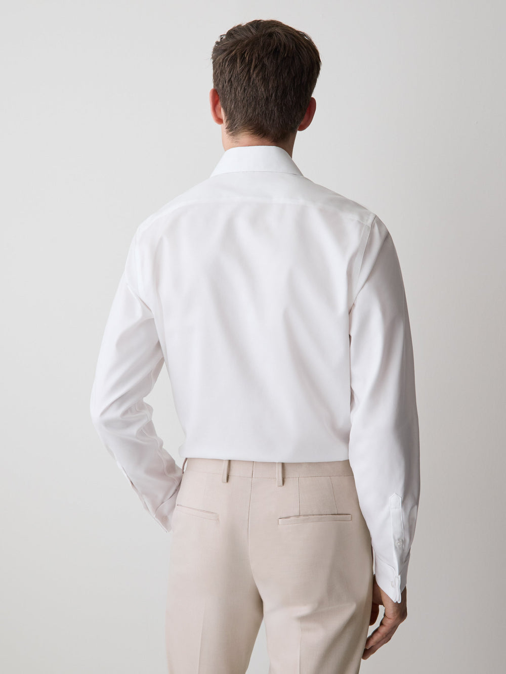 Tailored-Fit Supima Cotton Dress Shirt rw&co Exclusive Sale Price