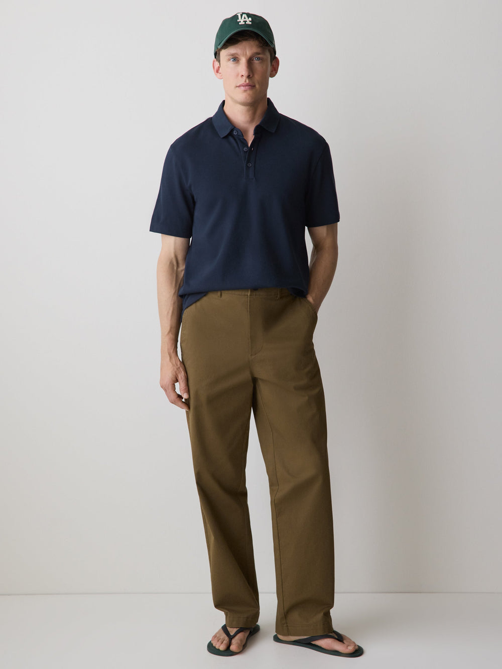 Straight-Leg Relaxed Chino Pant rw&co Exclusive Sale Price
