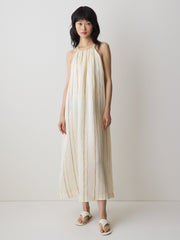 Sleeveless Halter-Neck Midi Dress rw&co Special Offer